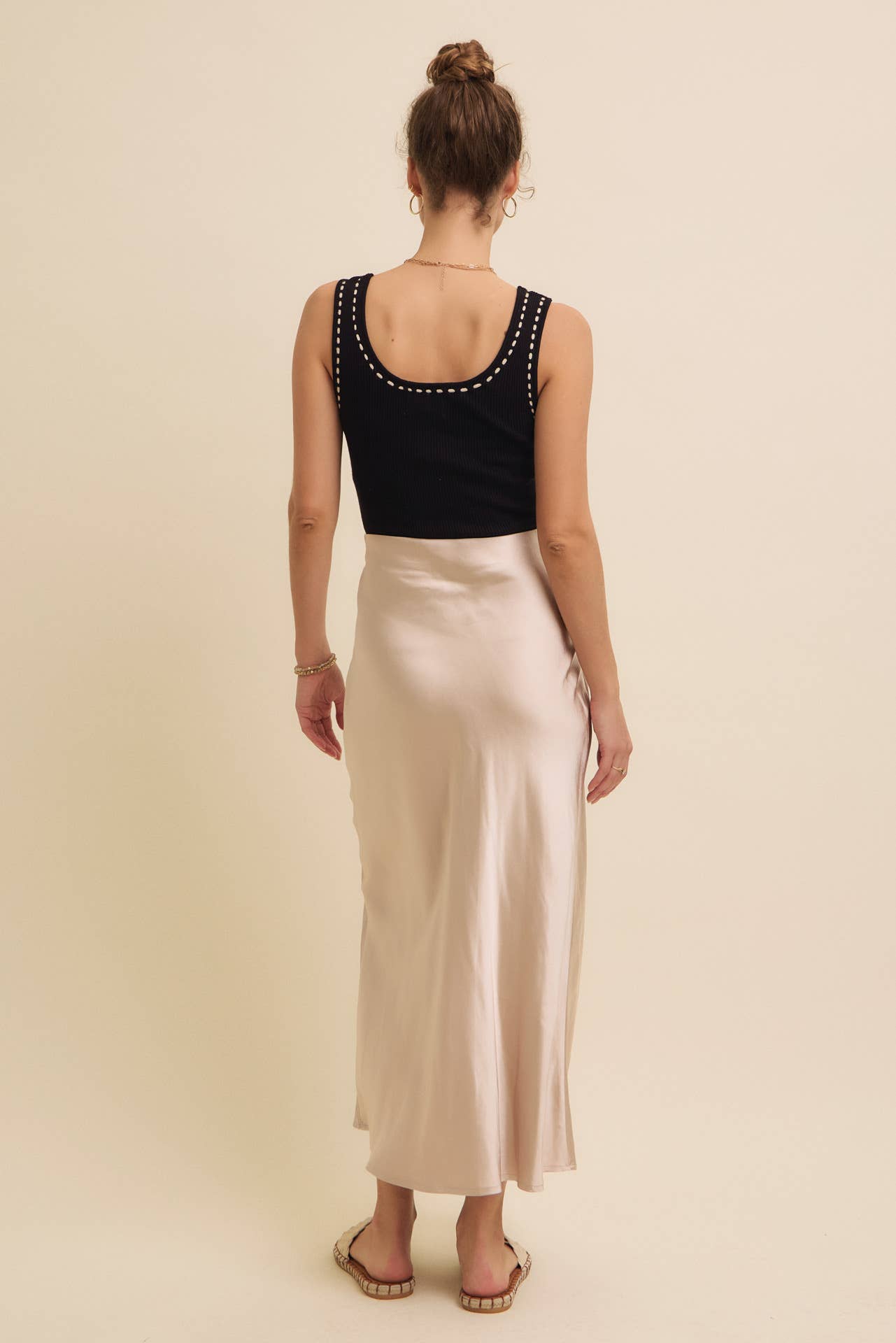 in february - Satin Maxi Skirt
