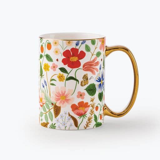 Rifle Paper Co. - Strawberry Fields Porcelain Mug