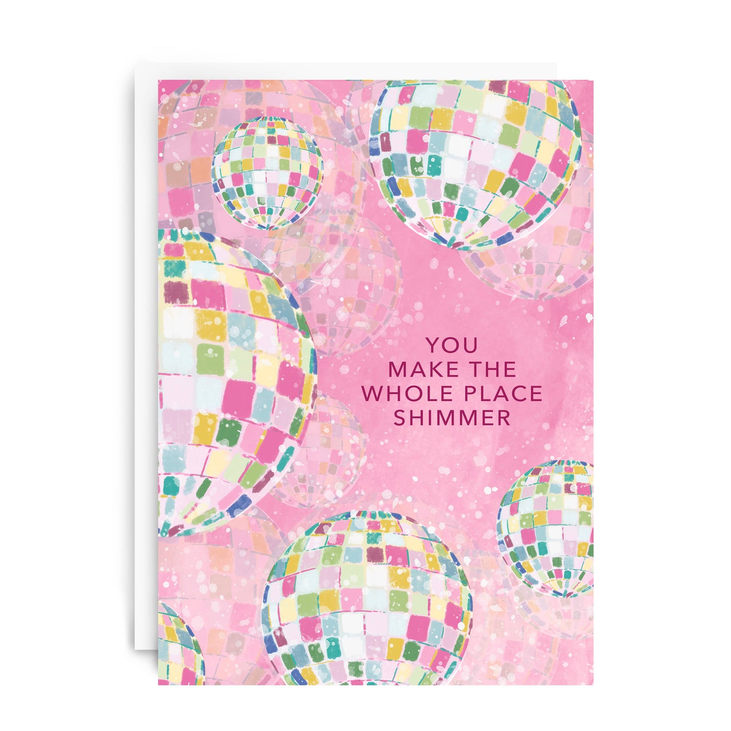 Gracefully Made Art - "The Whole Place Shimmer" Greeting Card