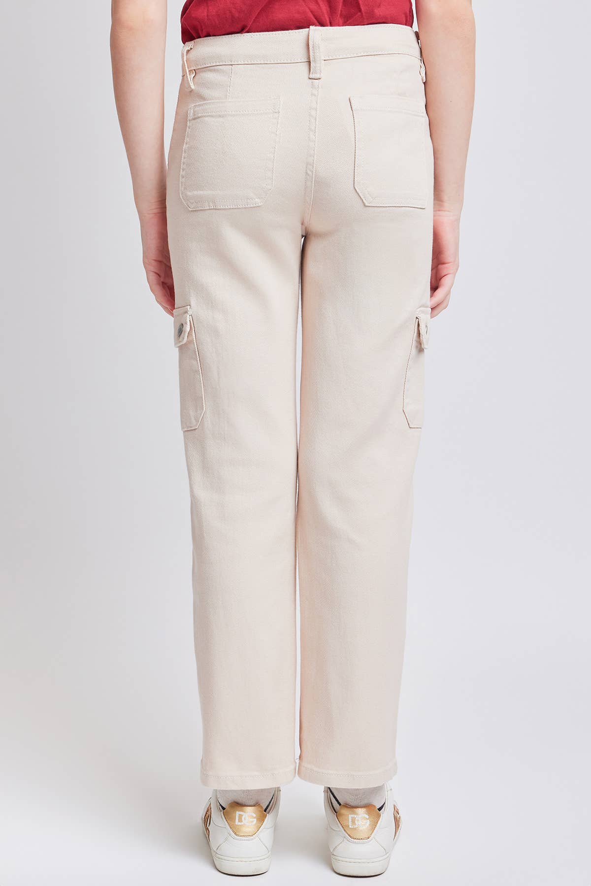 YMI - Girls Selena High Rise Cargo Pocket Straight Leg
