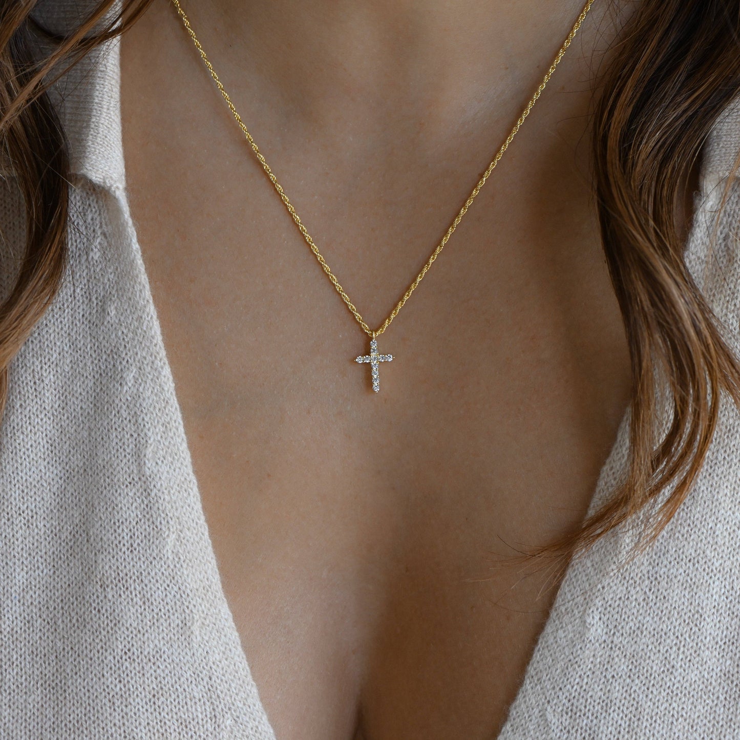 Sami Jewels - Cross Pendant - Silver