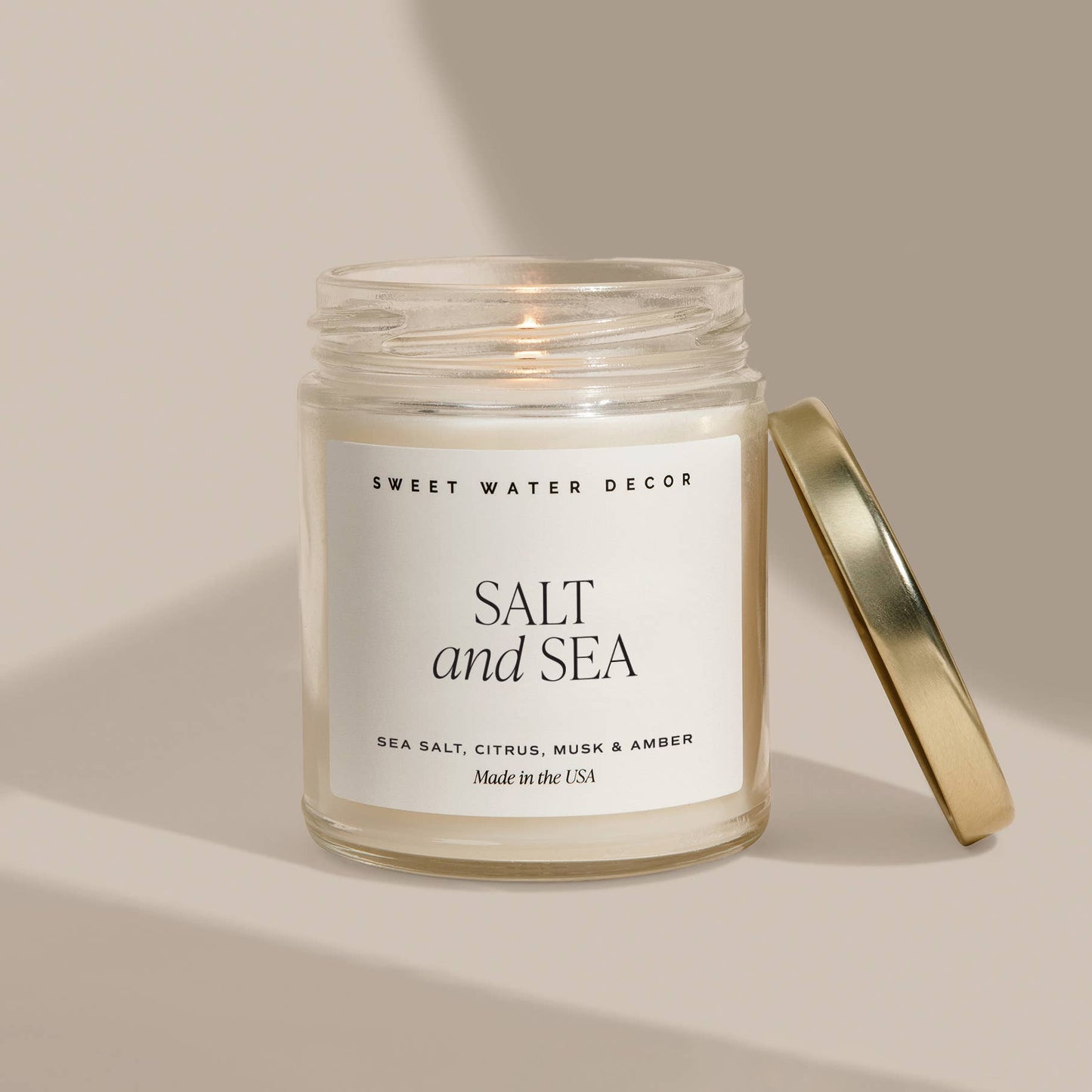 Sweet Water Decor - Salt and Sea Soy Candle - 9 oz.
