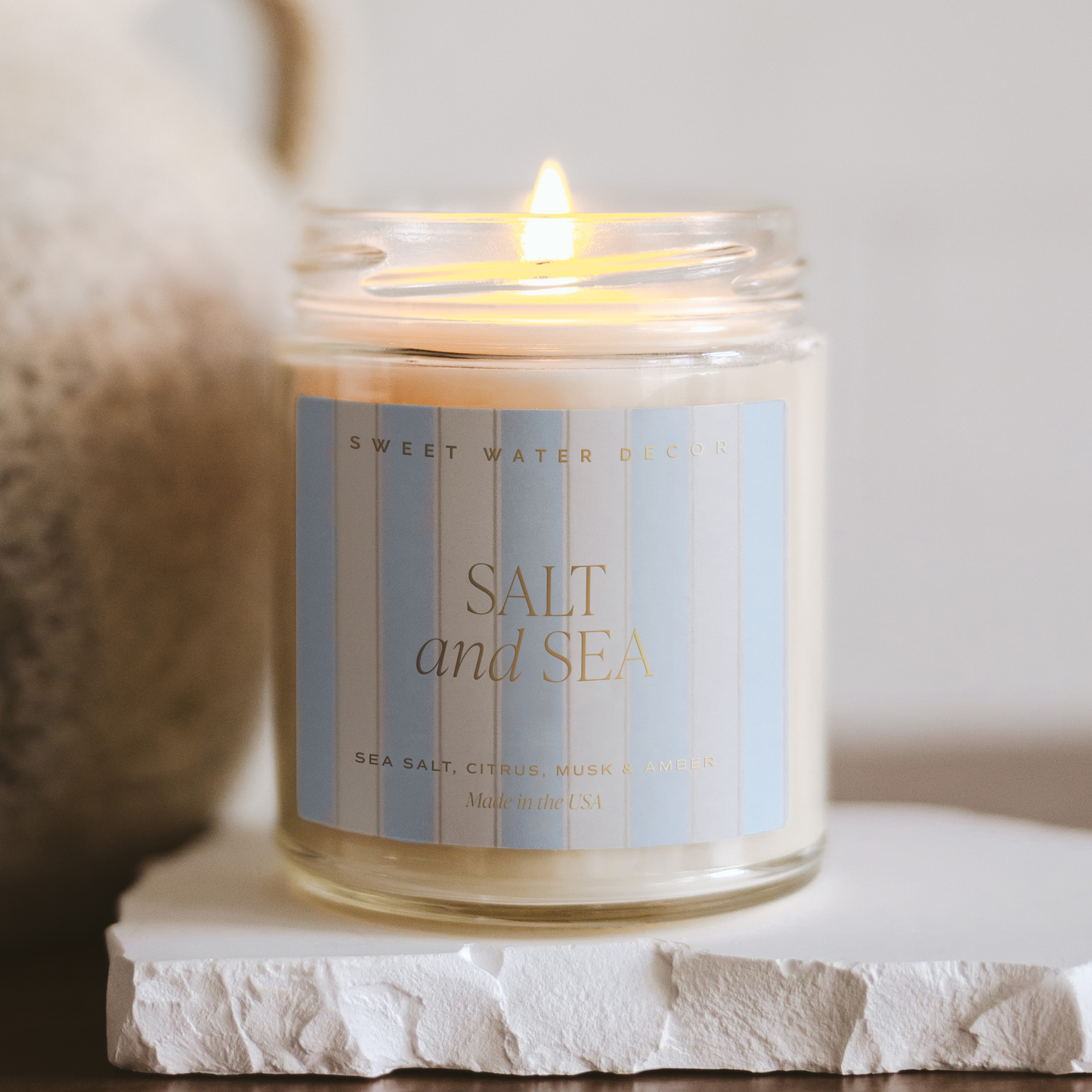 Sweet Water Decor - Salt and Sea 9 oz Soy Candle