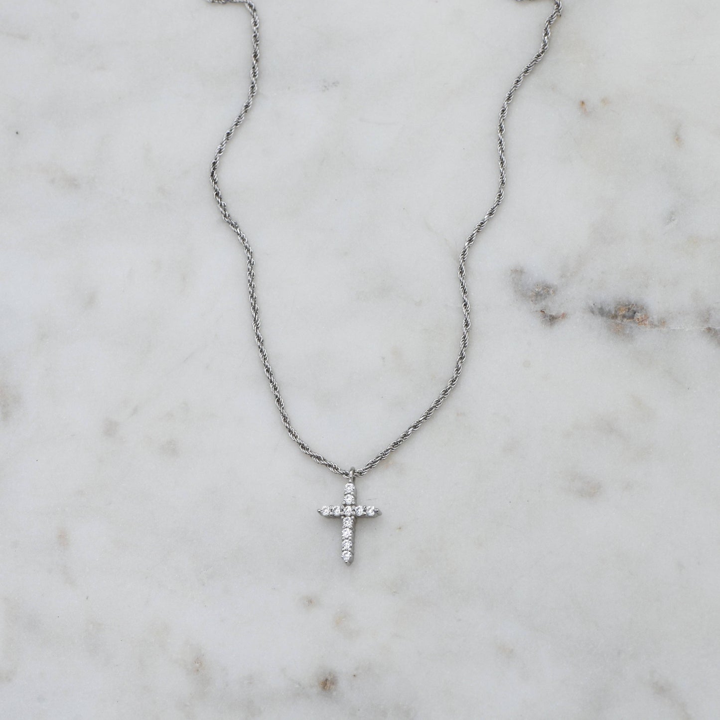 Sami Jewels - Cross Pendant - Silver