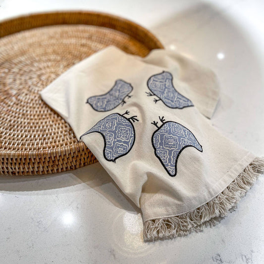 Foreside Home & Garden - Cottage Hens Tea Towel