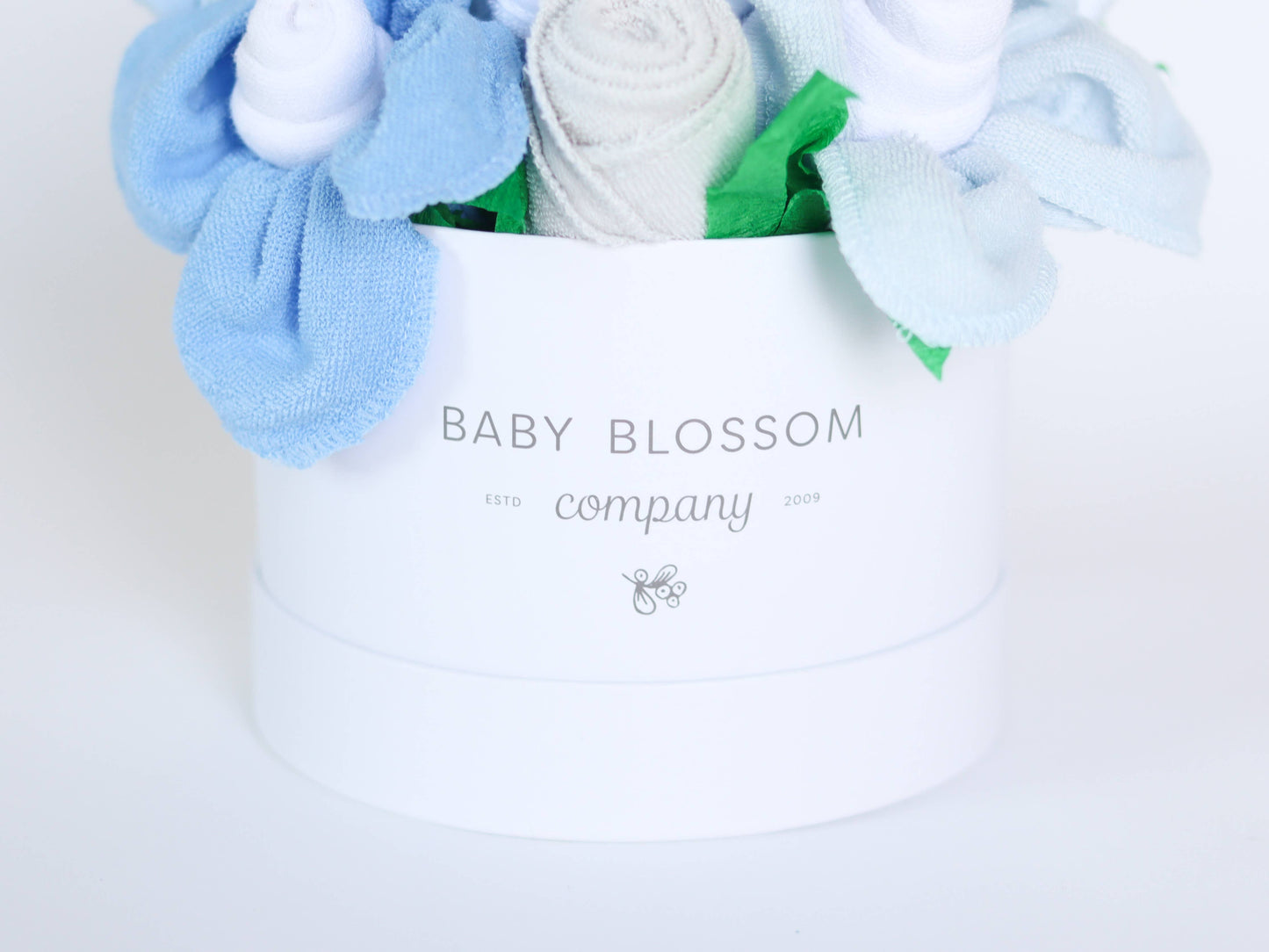 Baby Blossom Company - Petite Baby Boy Gift Set Flower Bouquet - Bear