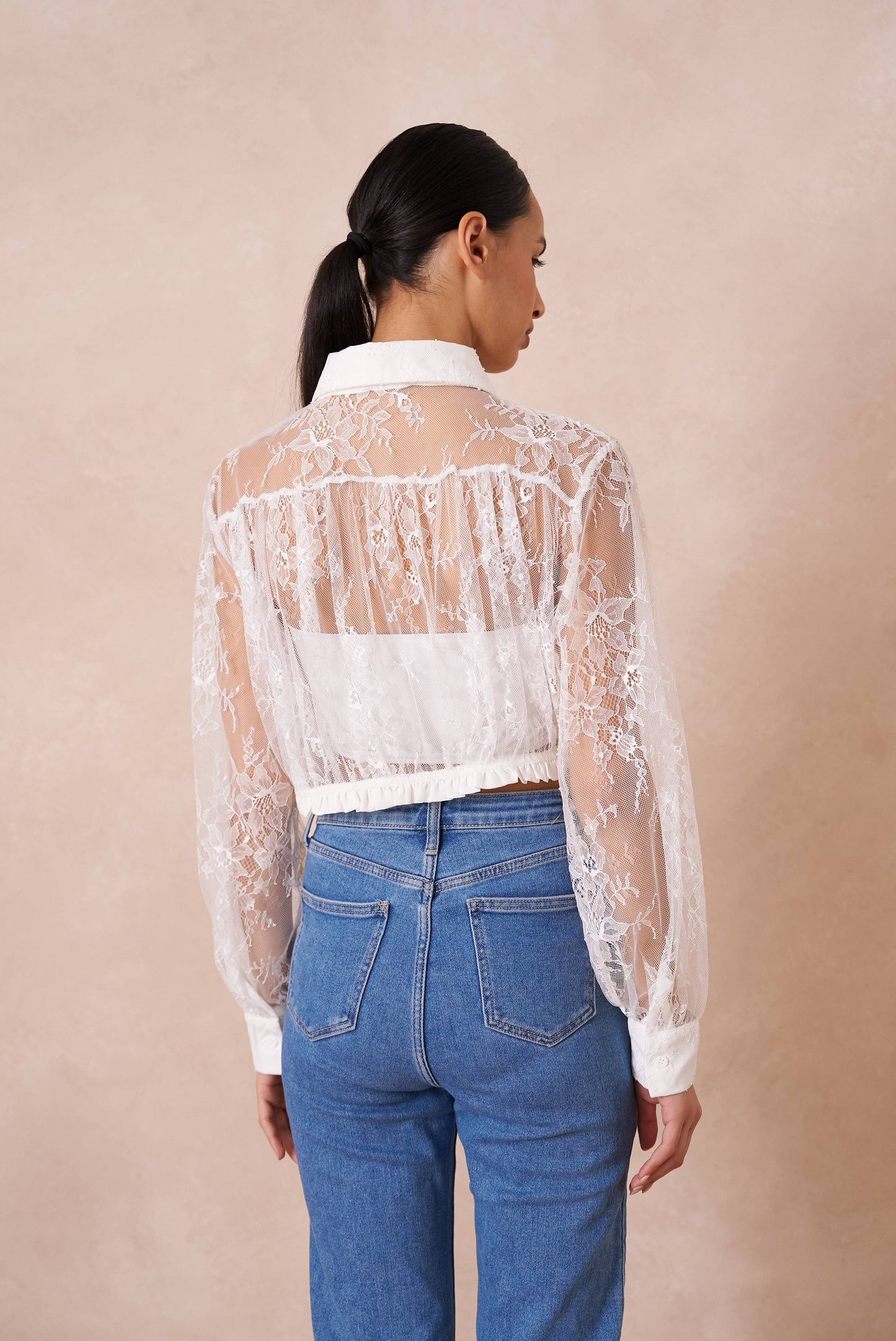 Choklate Paris - Lace Crop Blouse