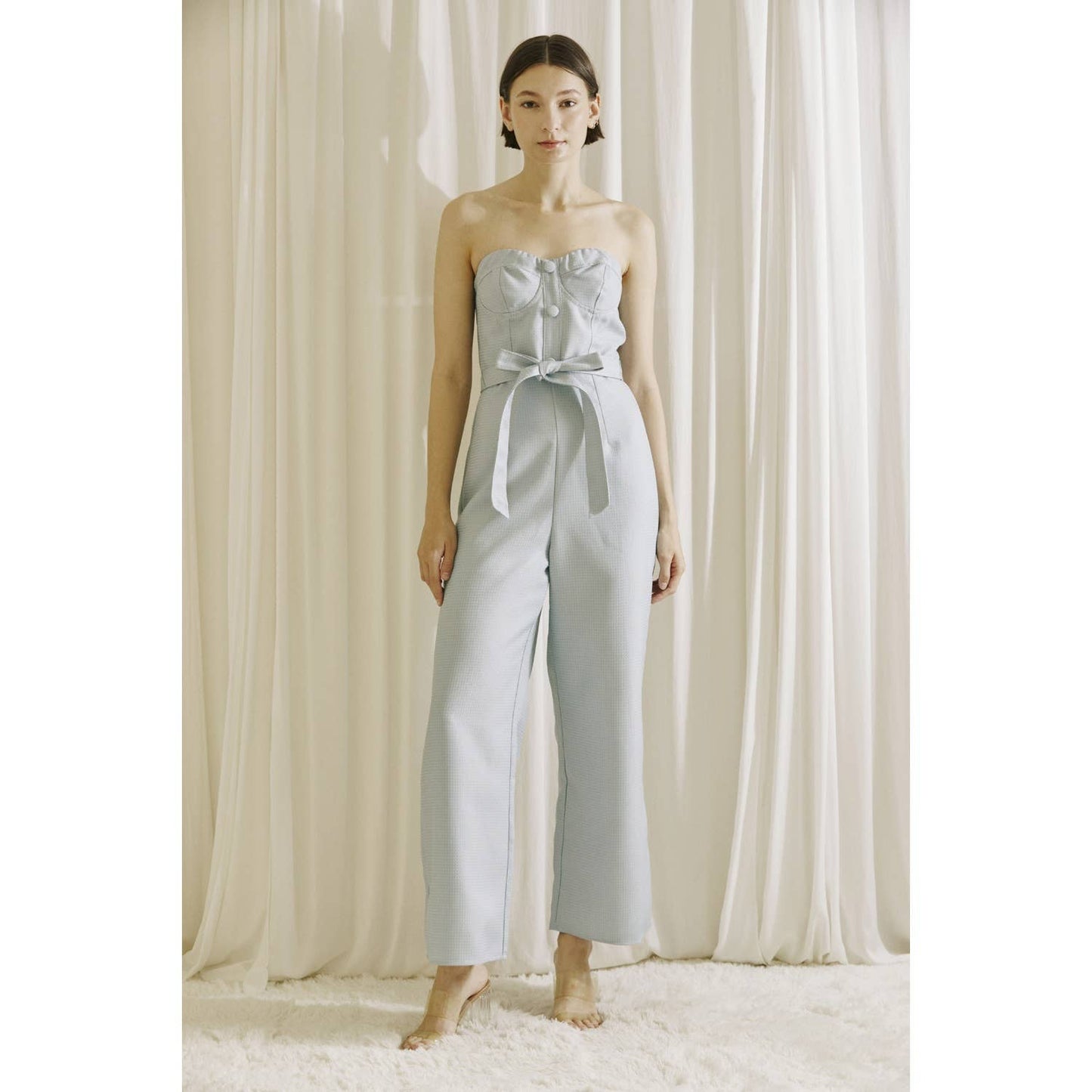 STORIA - LJ2301- BUSTIER JUMPSUIT