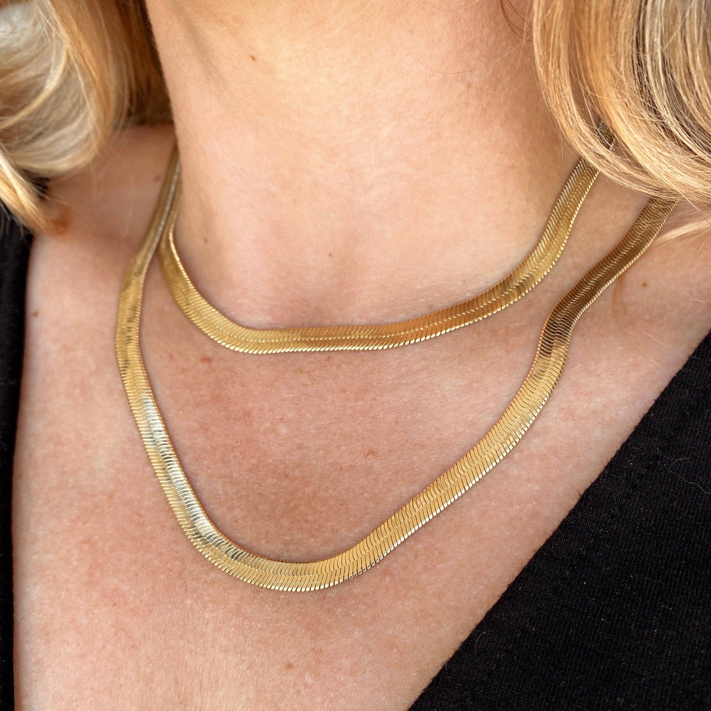 GoldFi - 18k Gold Filled Herringbone Chain
