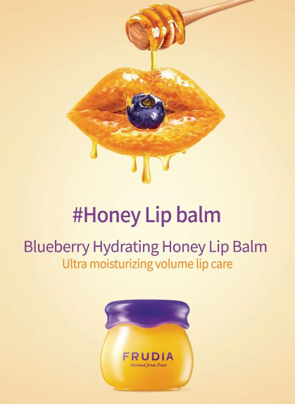 Best Beauty Group - FRUIDA Hydrating Honey Lip Balm: Blueberry Hydrating