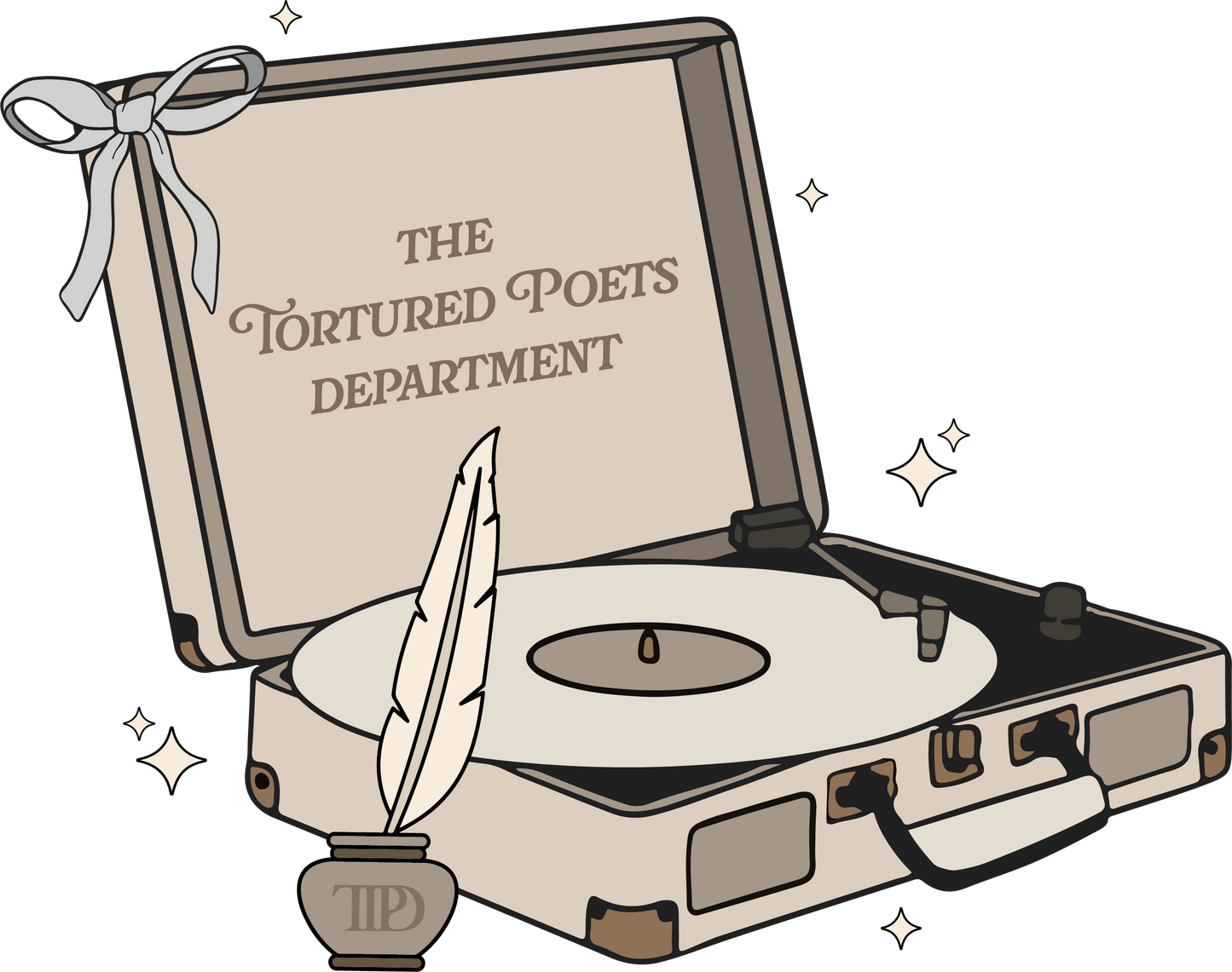 inviting affairs paperie - TPD Record Player Sticker (Taylor Swift)