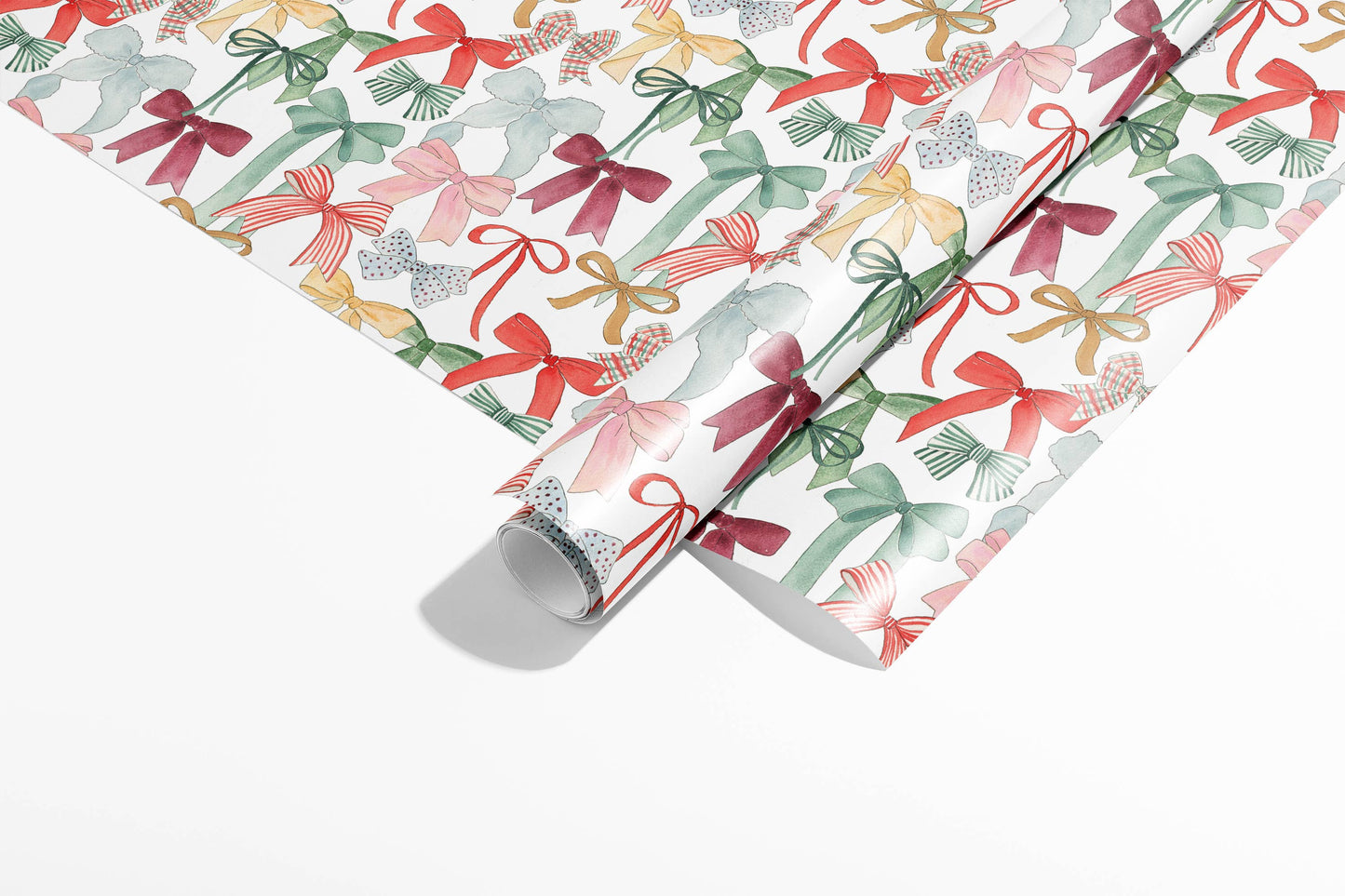 KelseyMDesigns - Festive Holiday Bows Wrapping Paper