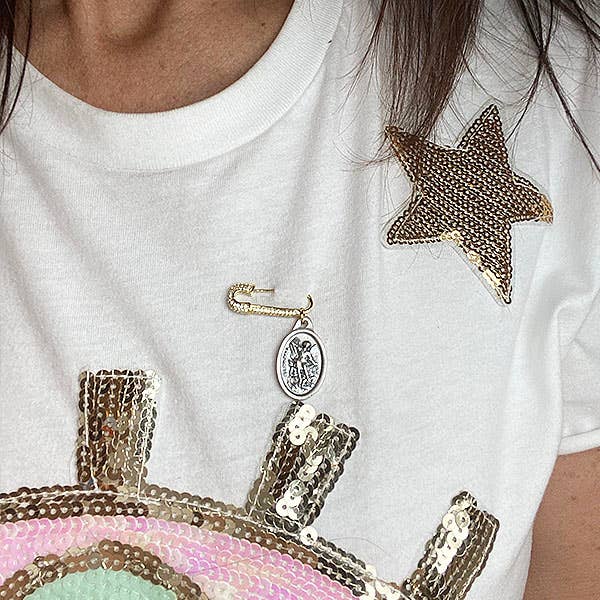 Love, Lisa - Guardian Angel Safety Pin