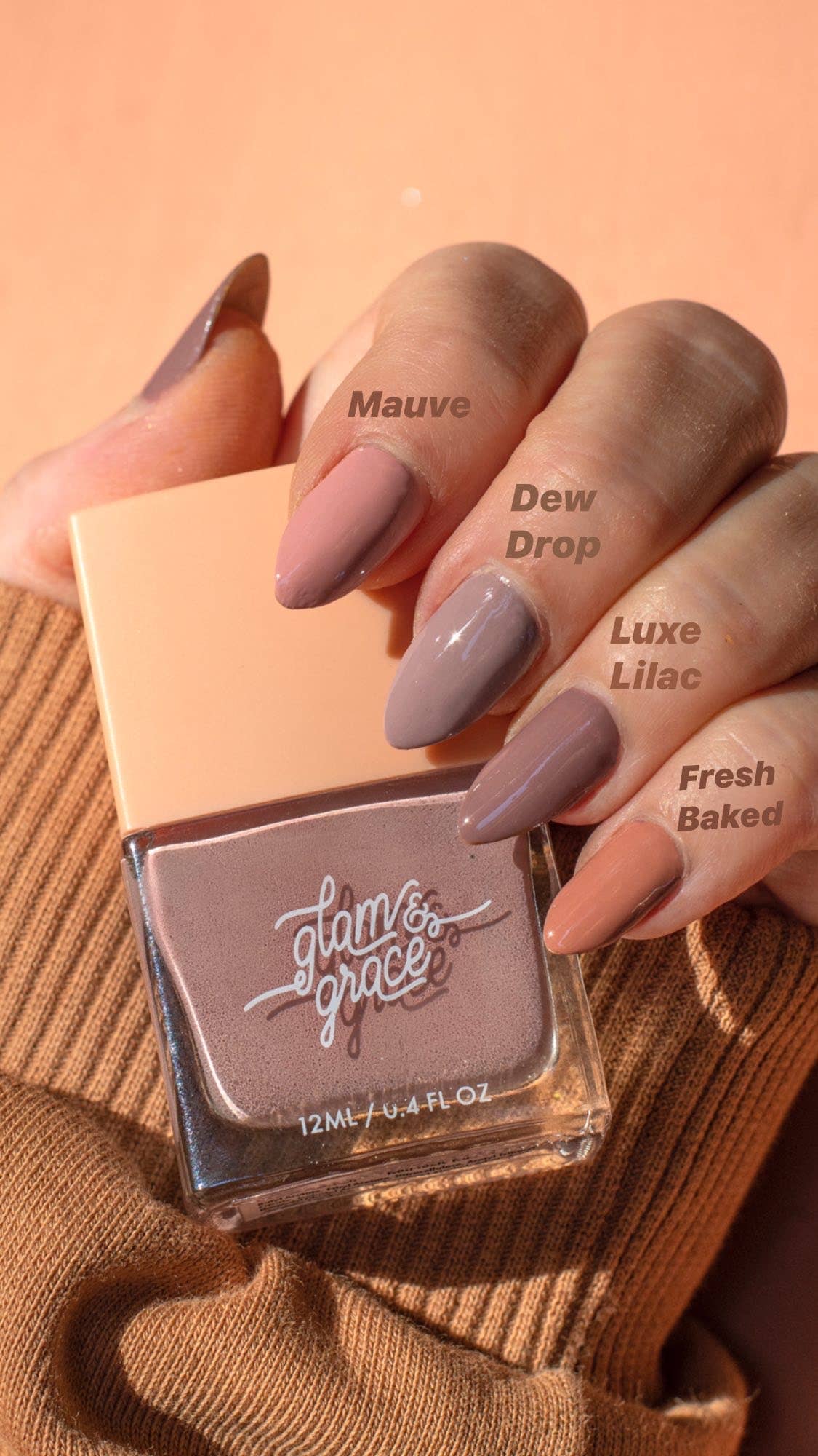 Glam & Grace - Non-Toxic Nail Polish - Luxe Lilac