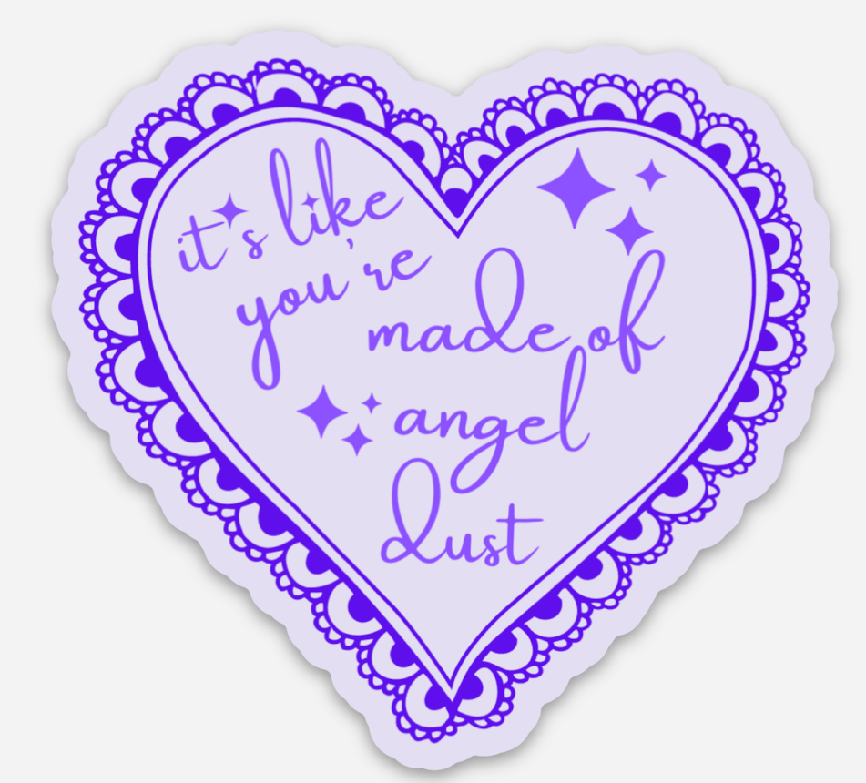 inviting affairs paperie - Made of Angel Dust Sticker (Olivia Rodrigo)