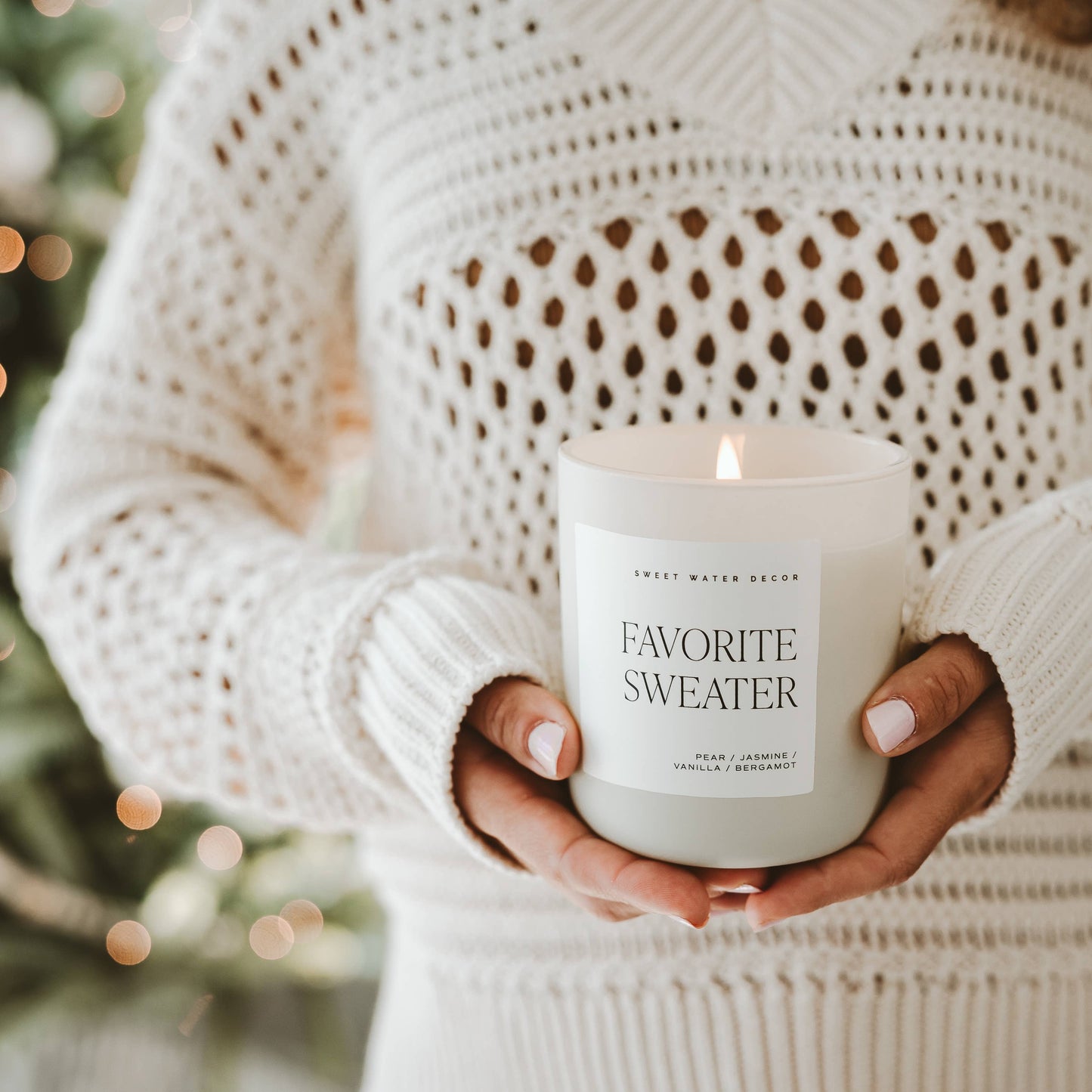 Sweet Water Decor - Favorite Sweater Soy Candle - 15 oz