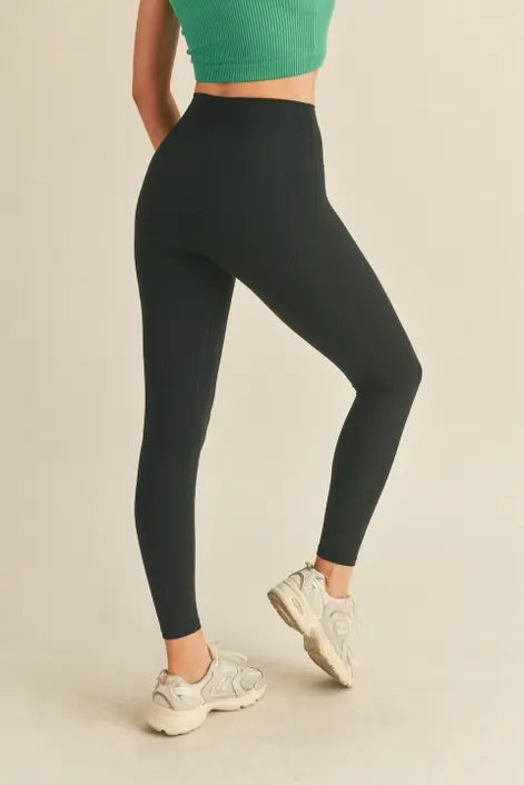 KIMBERLY C - Black Aligned Performance High-Rise Leggings - Black
