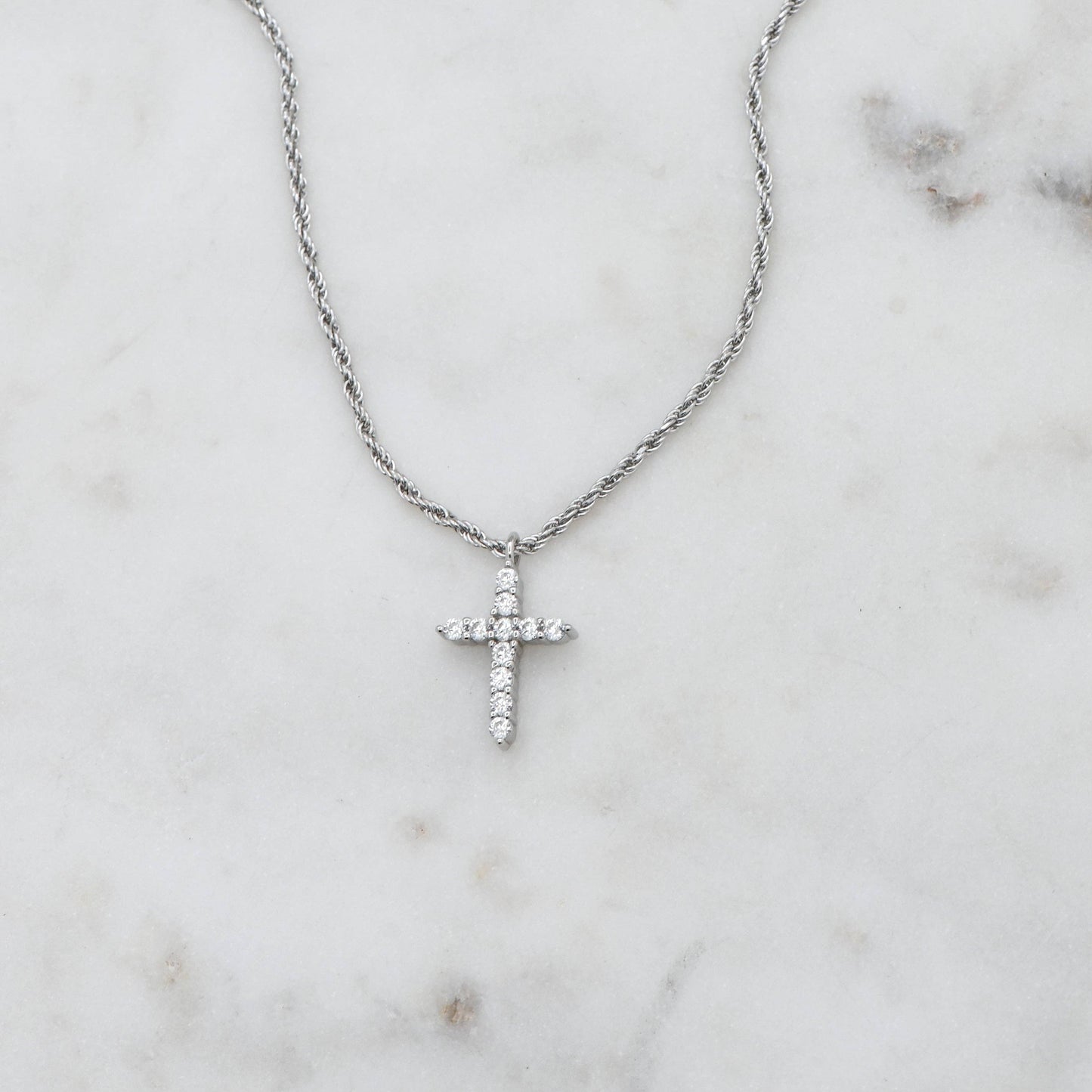 Sami Jewels - Cross Pendant - Silver