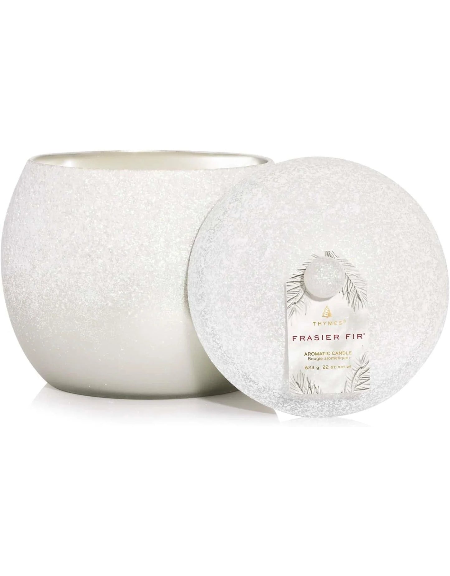 Thymes - Flocked Novelty Statemnent Candle