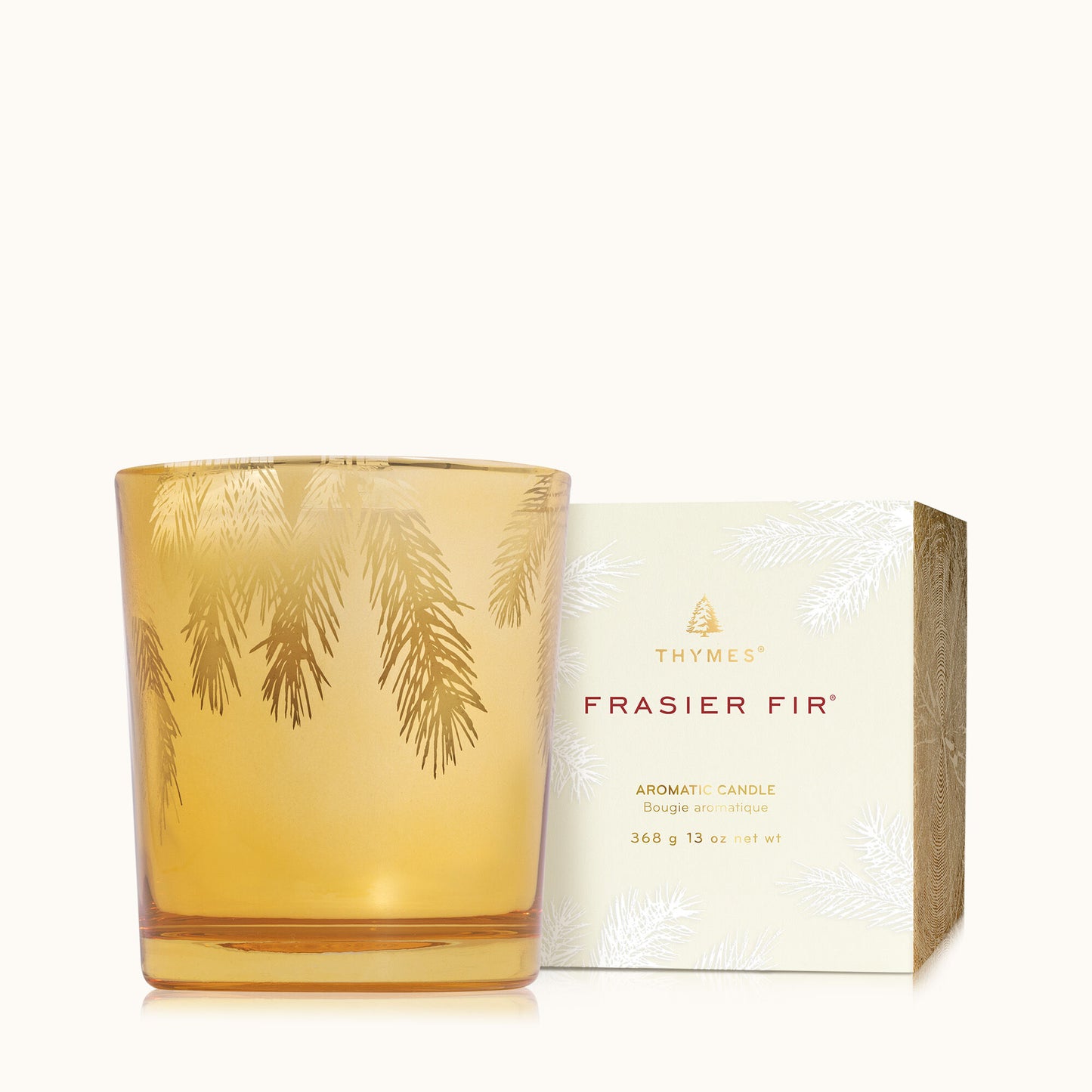 Thymes - Frasier Fir Gold Poured Candle