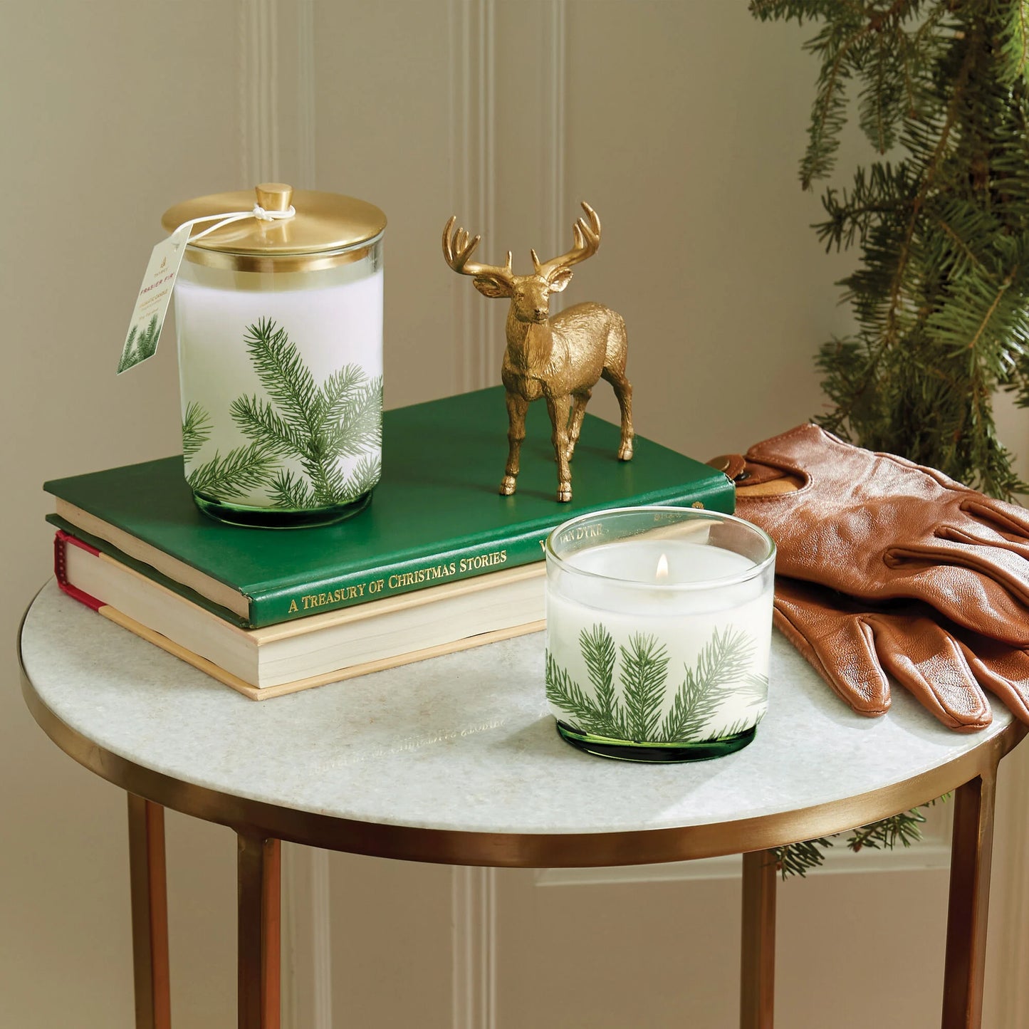Thymes - Frasier Fir Heritage Medium Pine Needle Luminary