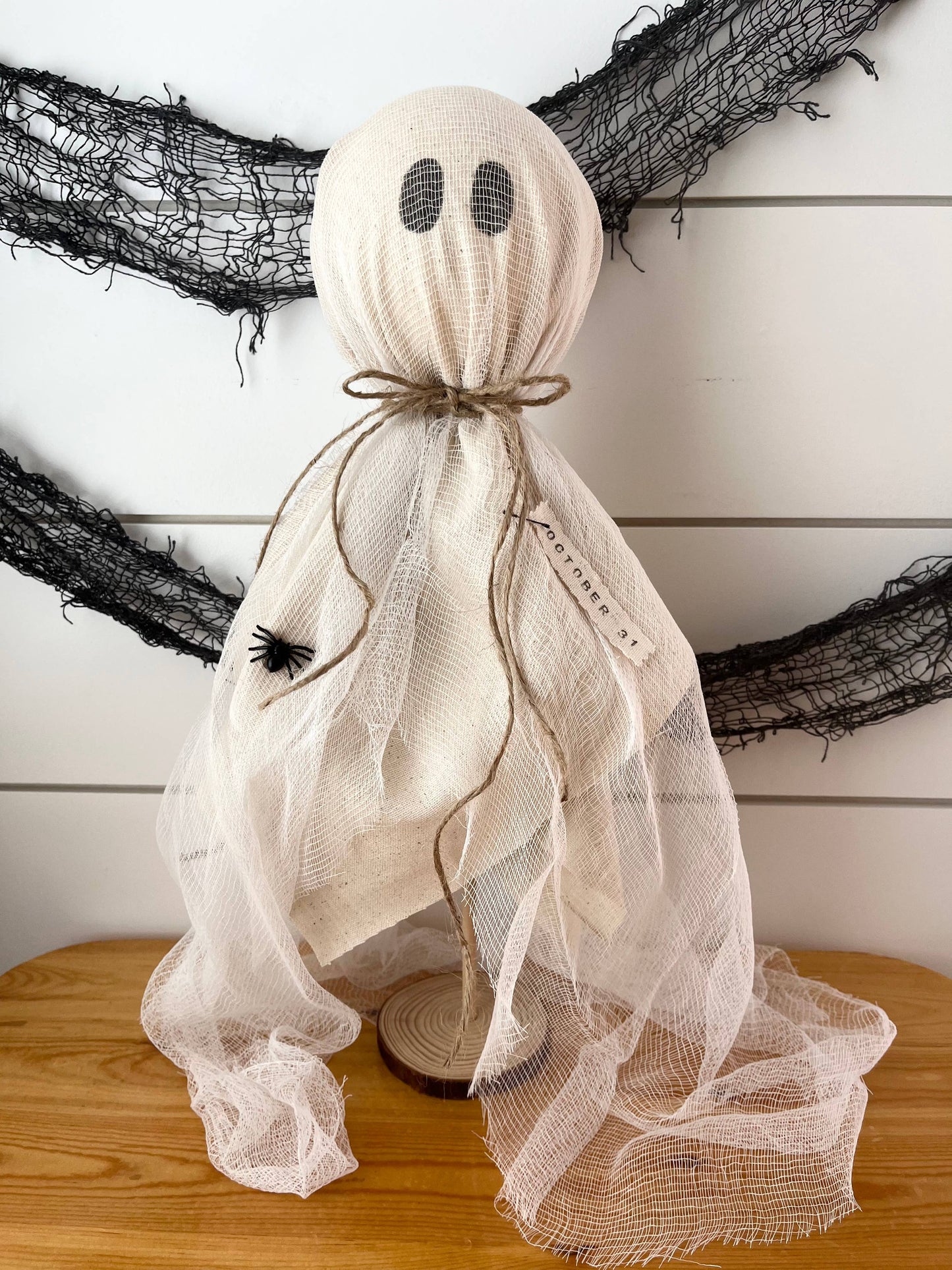 Kate + Em - Rustic Primitive Halloween Ghost Home Decor-3 Sizes: X-Large