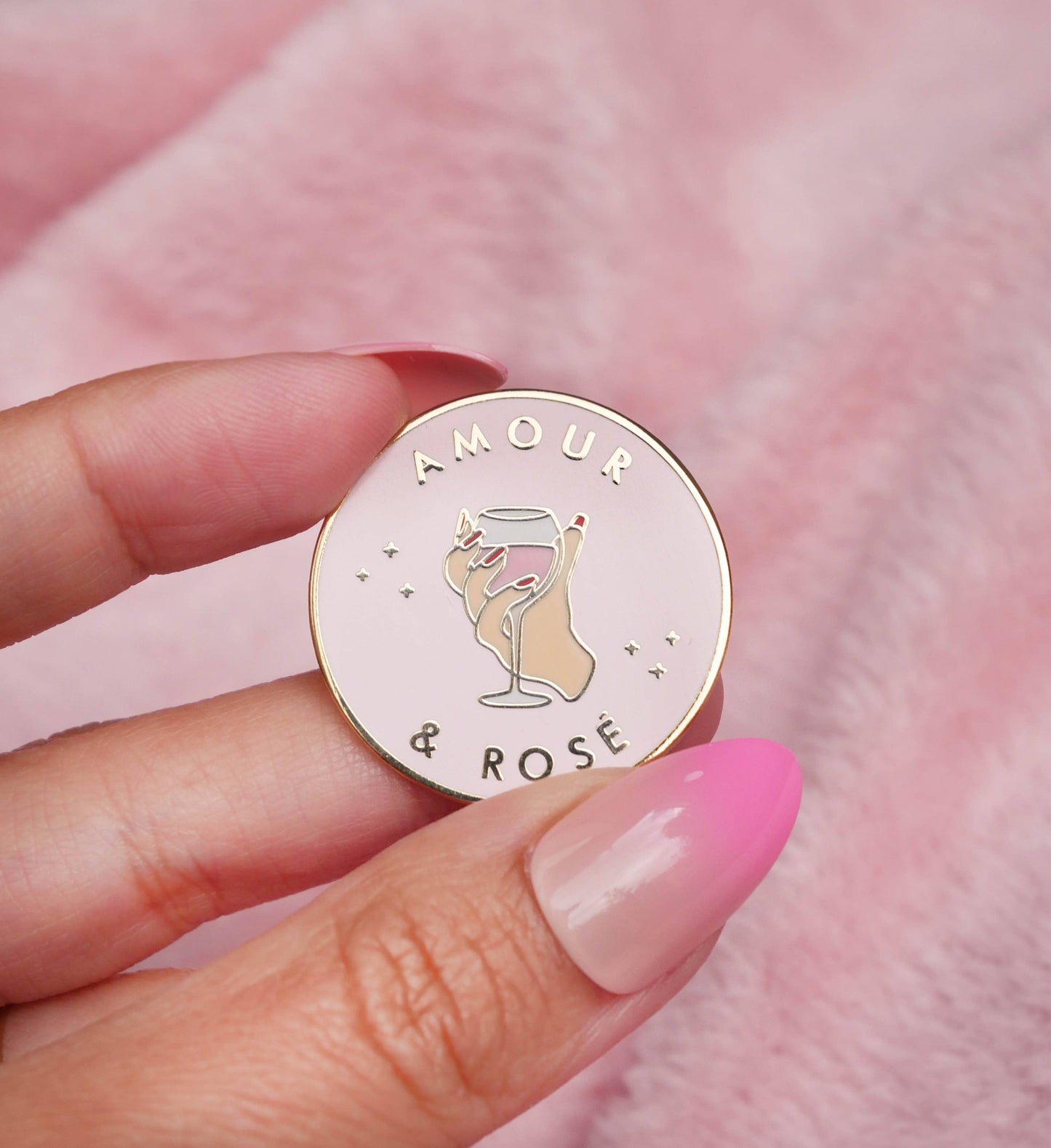 MALICIEUSE - Pin's Amour & Rosé