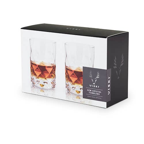 Viski - Raye: Gem Crystal Tumblers (VISKI)