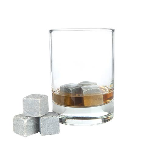 Viski - Glacier Rocks Set of 6 Soapstone Cubes