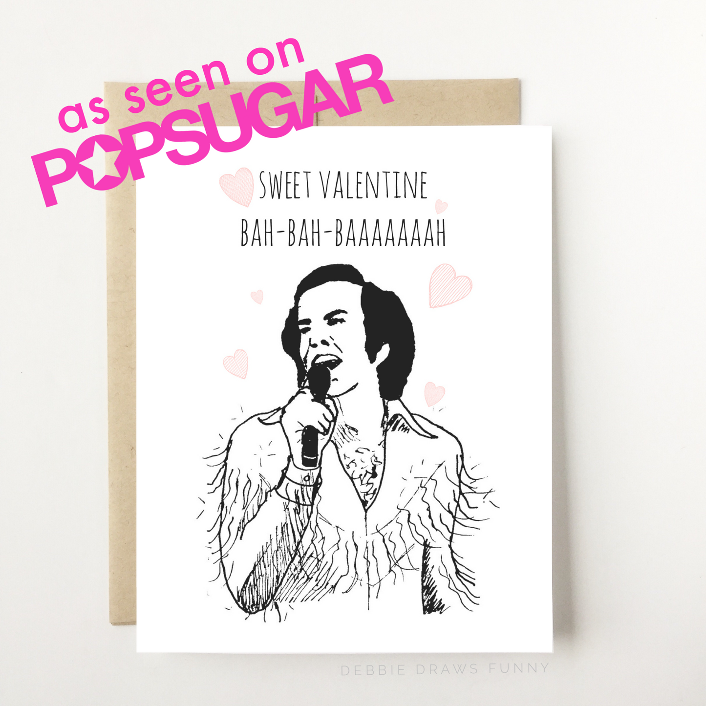 Debbie Draws Funny - Sweet Valentine Card Funny Valentines Day Card