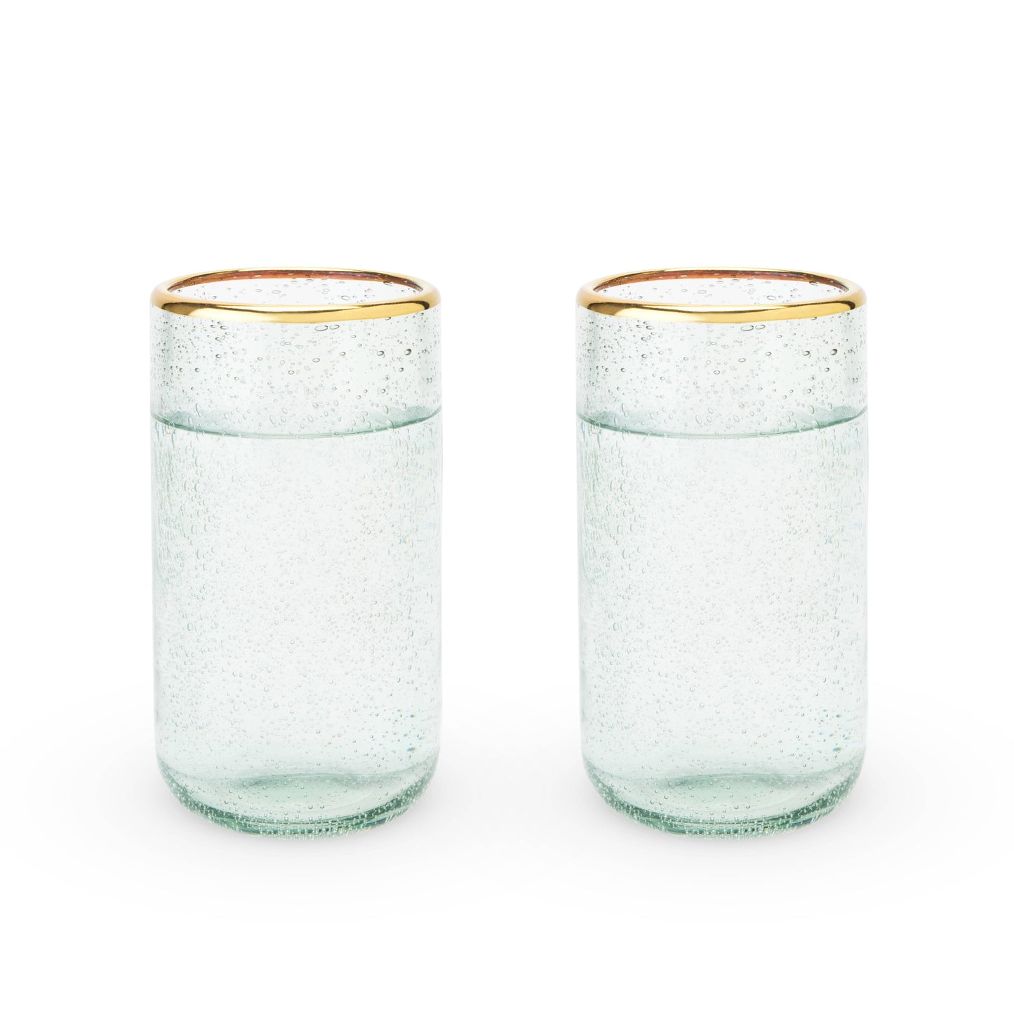 Twine - Seaside: Sea Foam Bubble Glass Tumbler Set by Twine
