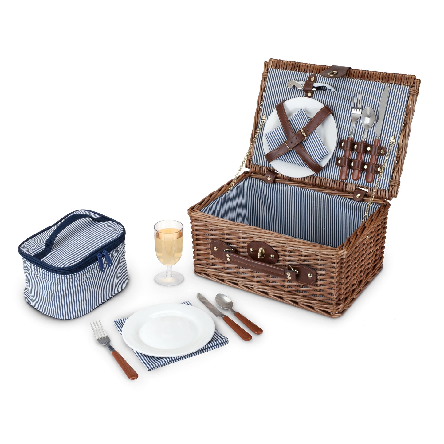 Twine - Newport Wicker Picnic Basket