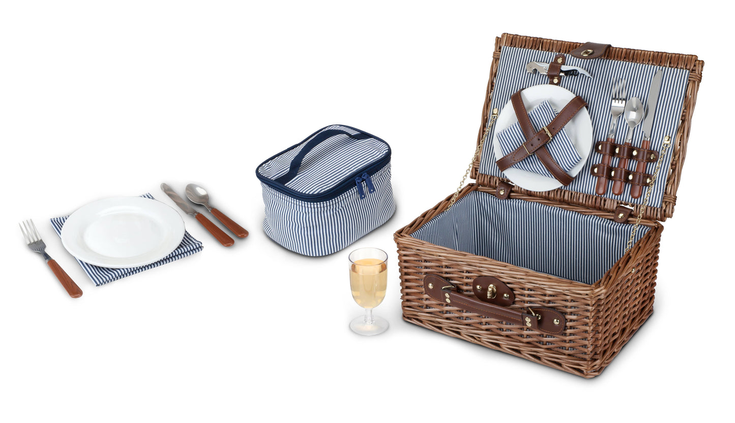 Twine - Newport Wicker Picnic Basket