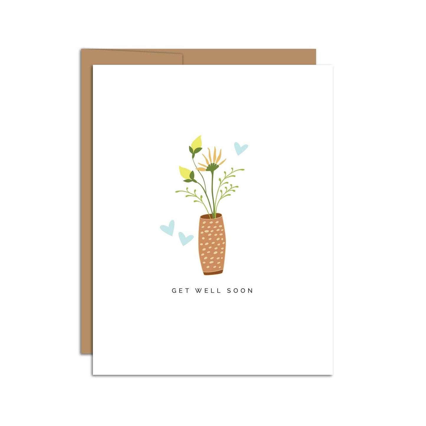HAZELMADE - Get Well Soon / Sympathy / Everyday / Greeting Card (R)
