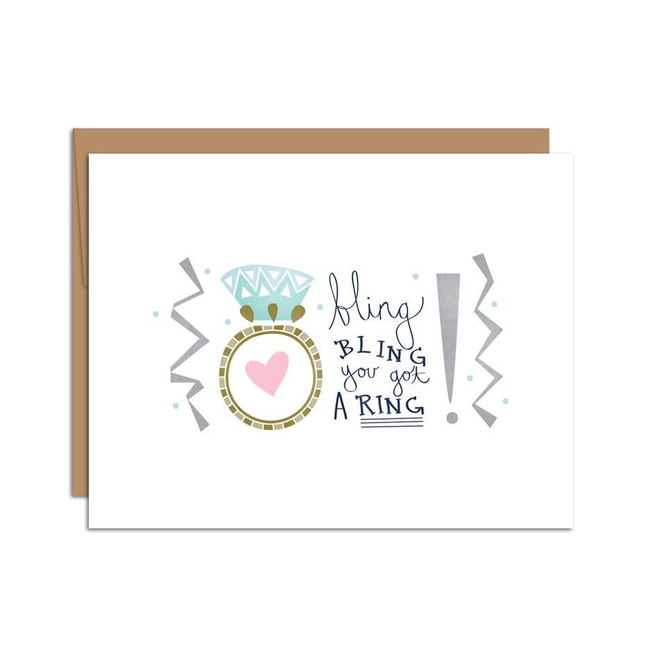 HAZELMADE - Bling Bling You Got a Ring Card (R)
