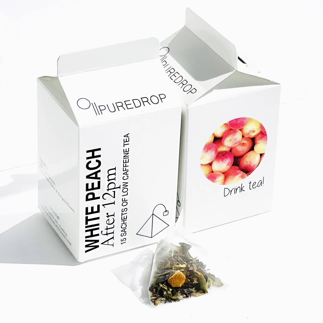 Pure Drop - After 12pm 15 Sachets of White Peach Tea