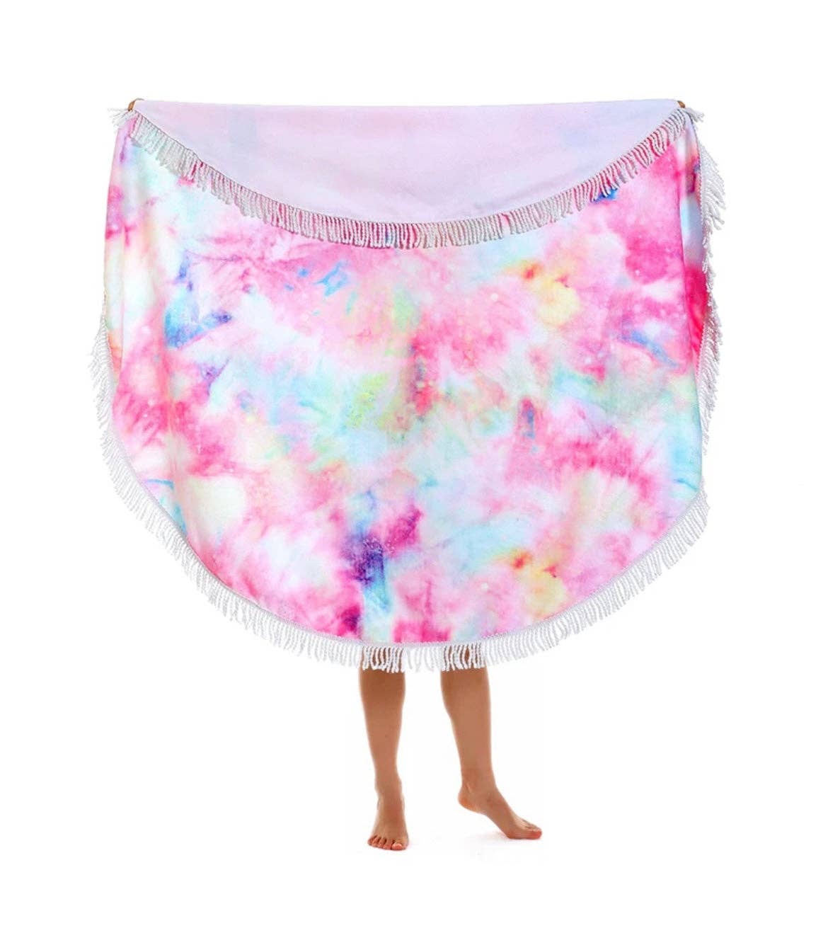 Summer Fun Round Towels - Tie Dye