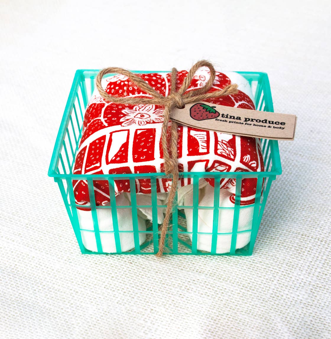 Tina Produce - Strawberry Kitchen Towel