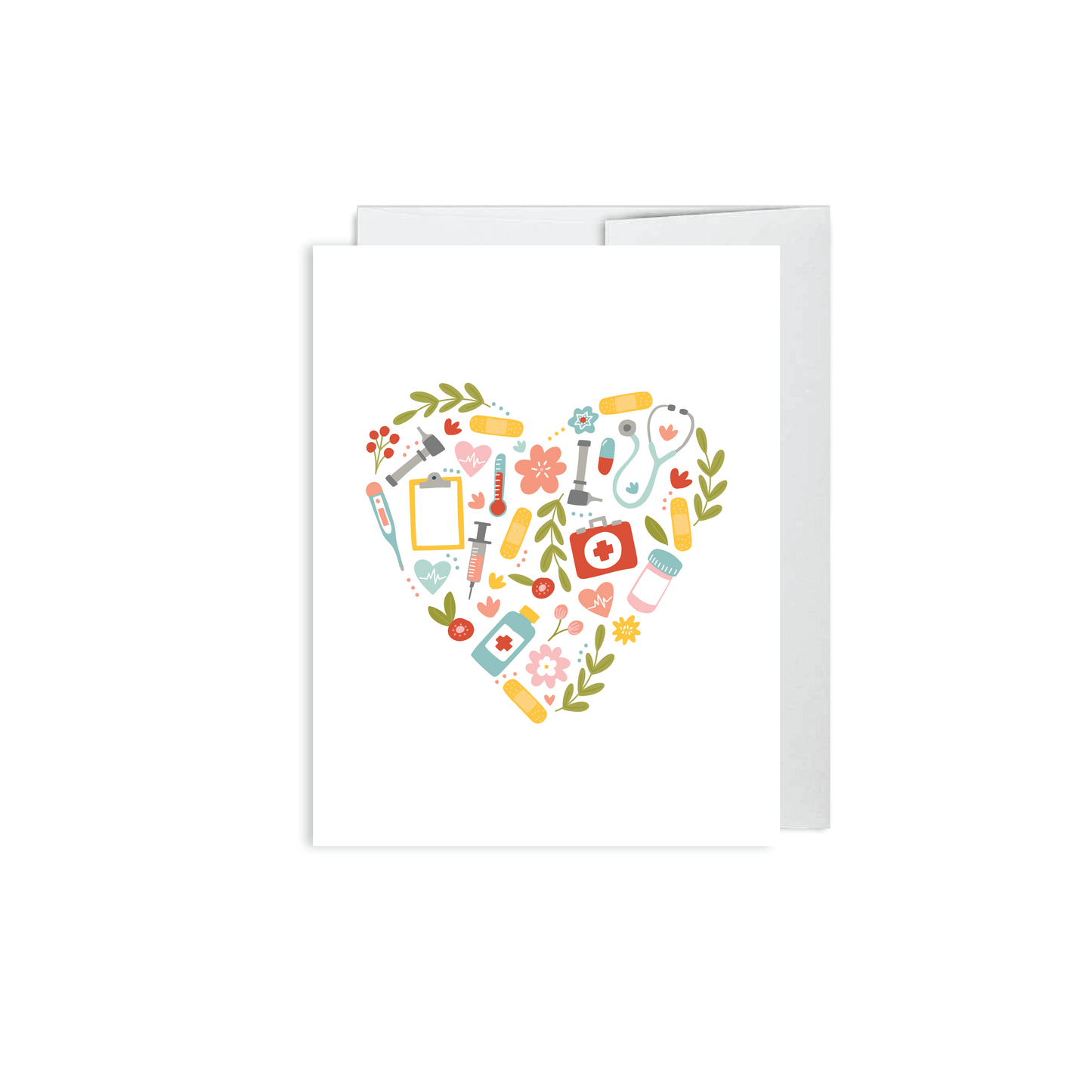 Alexa Zurcher - Healthcare Heart Card - Card for Nurse, Doctor, Midwife