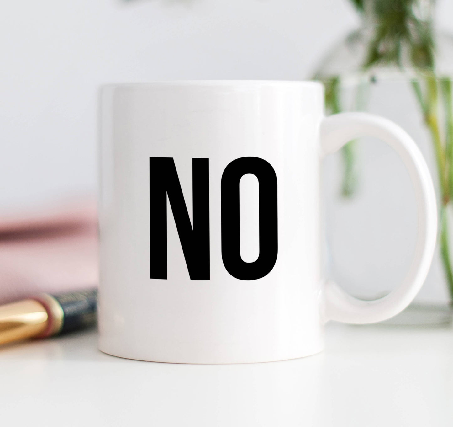 Digibuddha - NO Mug, Funny Coffee Mug, Sarcastic Gifts, No Coffee Mug