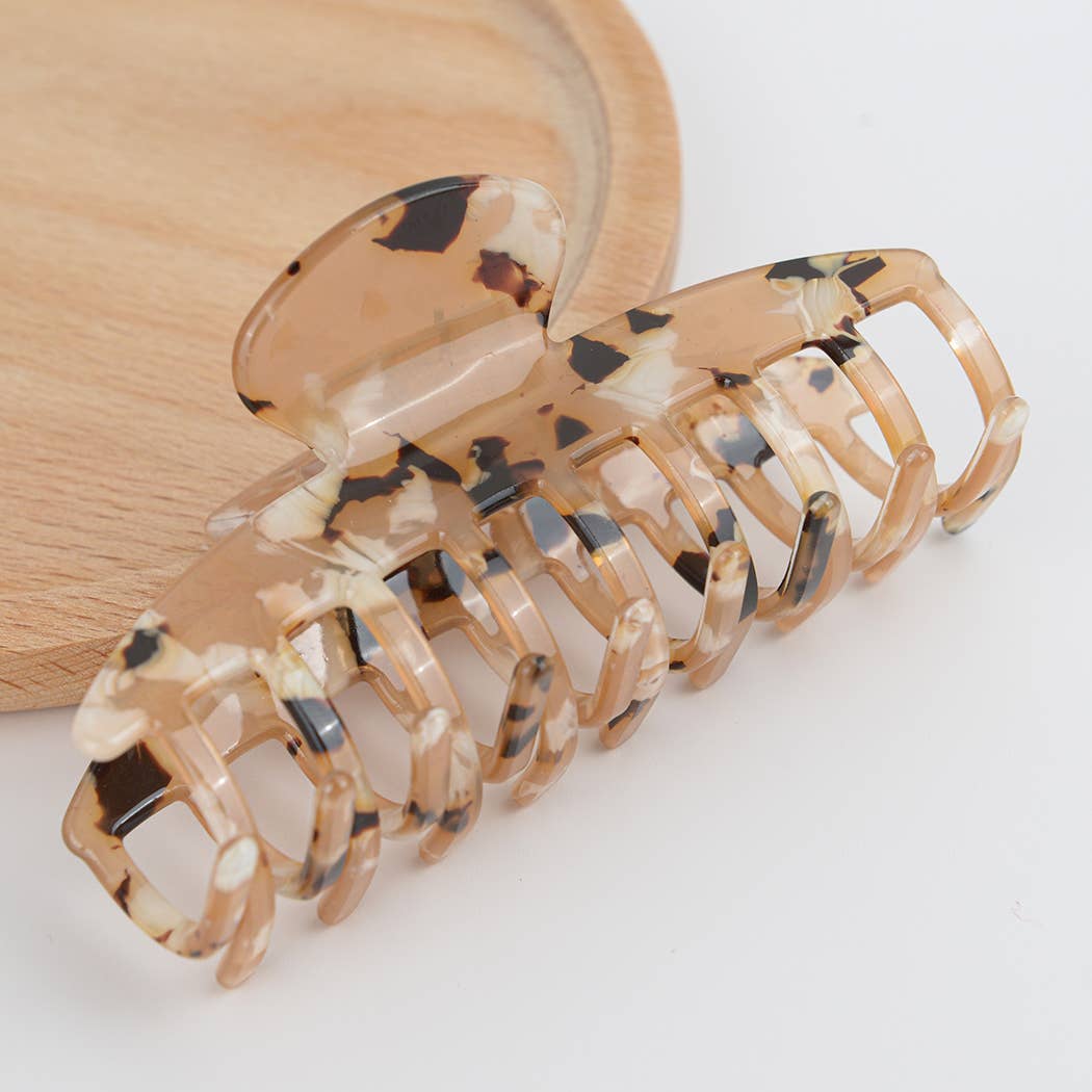 TheDivaSoap - Acetate French Elegant Marbled Hair Claw Clip