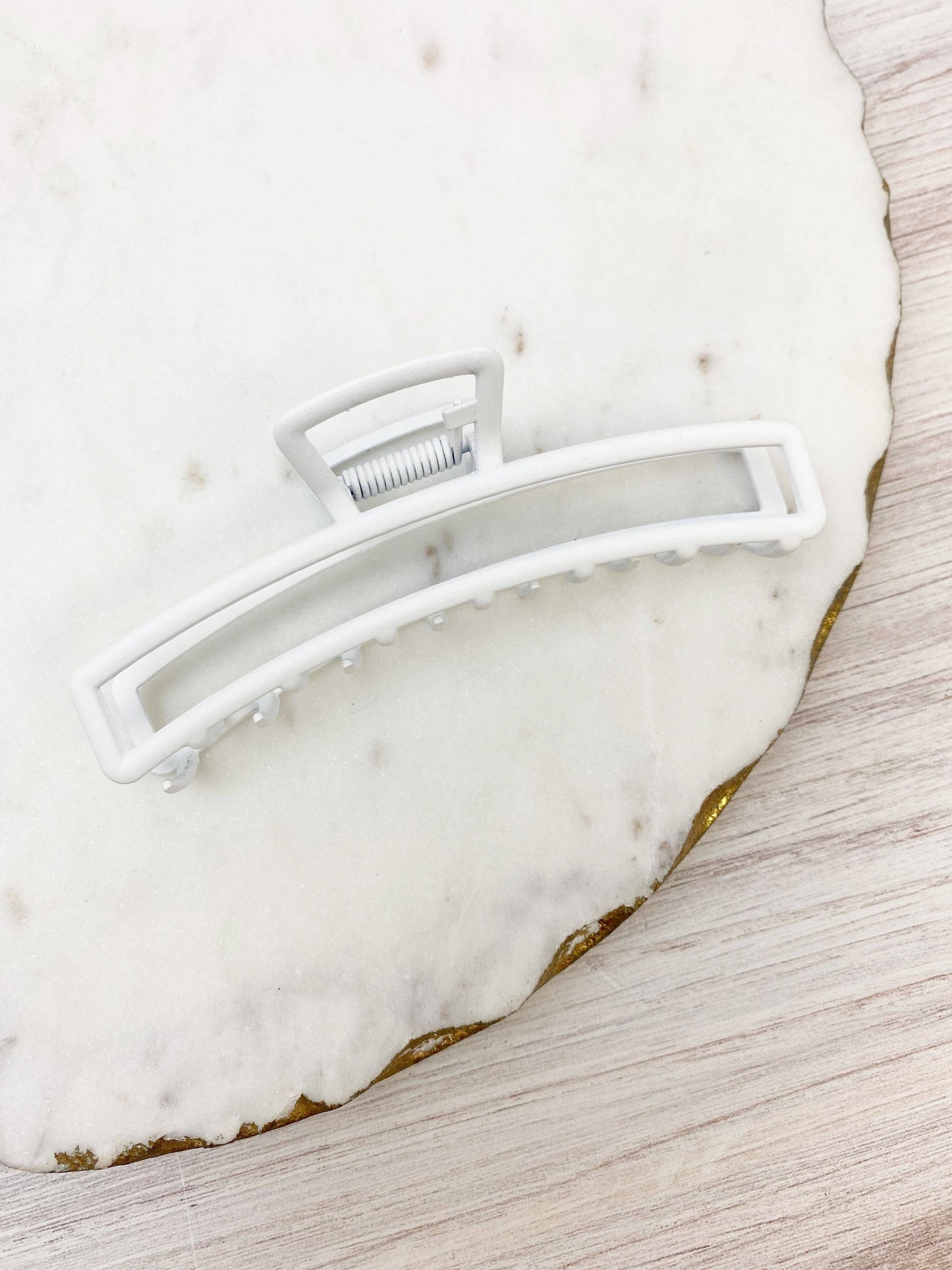 Prep Obsessed Wholesale - Coated Metal Rectangle Hair Clips