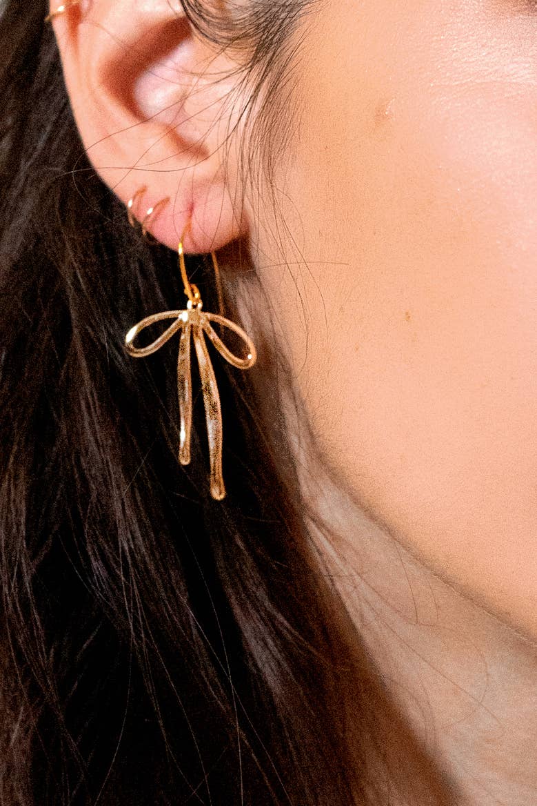 Peter and June - Bad to the Bow Earrings
