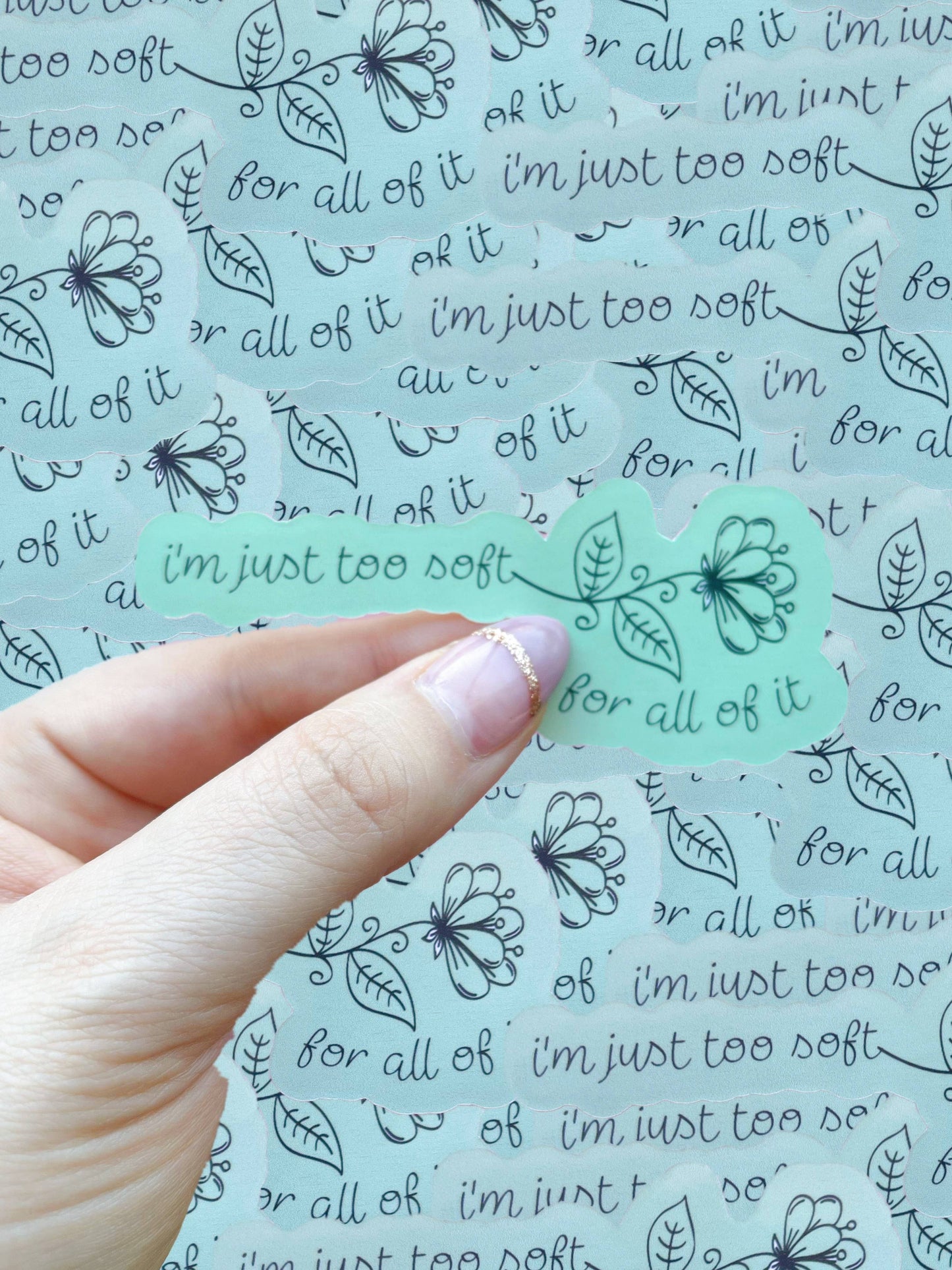 Typo Lettering Co - Taylor Swift inspired waterproof sticker