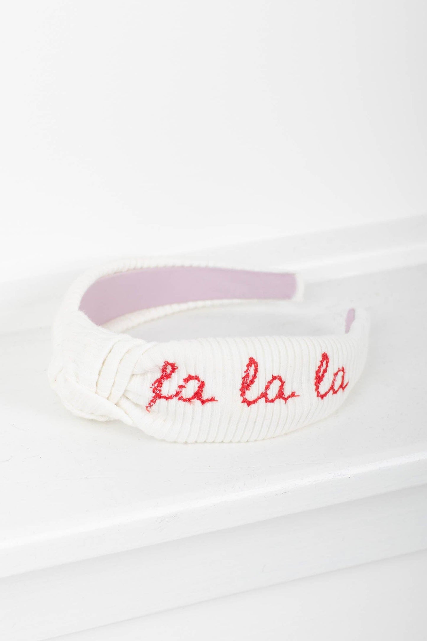Violet & Brooks - FaLaLa Embroidered Knot Headband