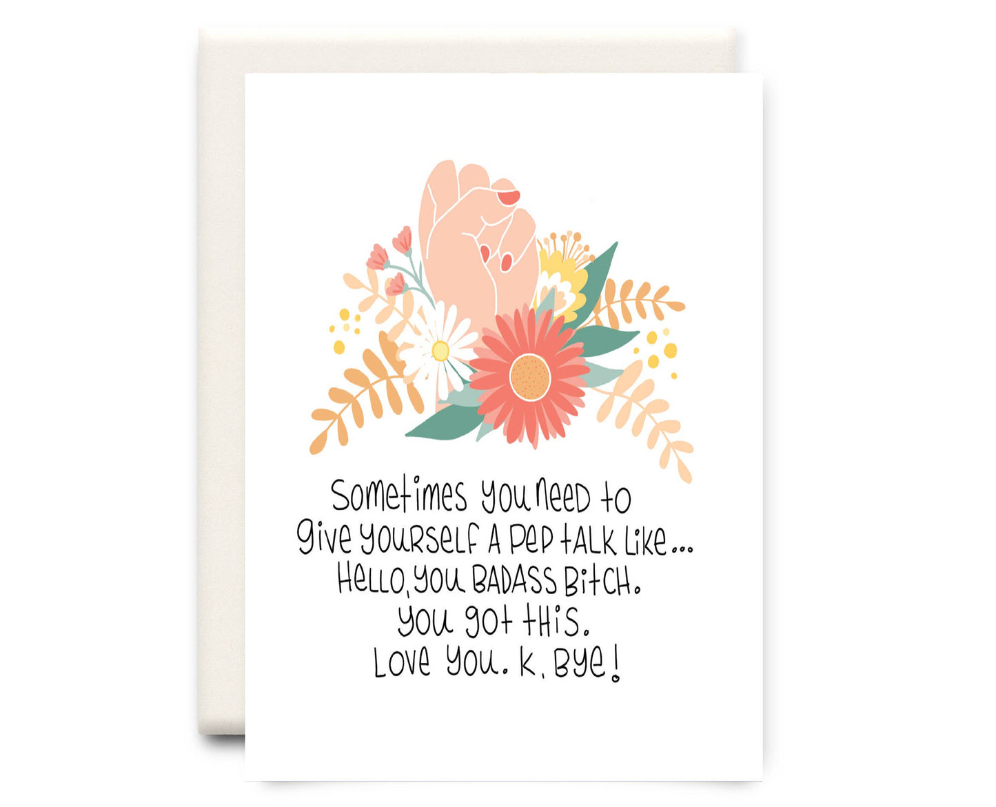 Inkwell Cards - Pep Talk | Encouragement Greeting Card