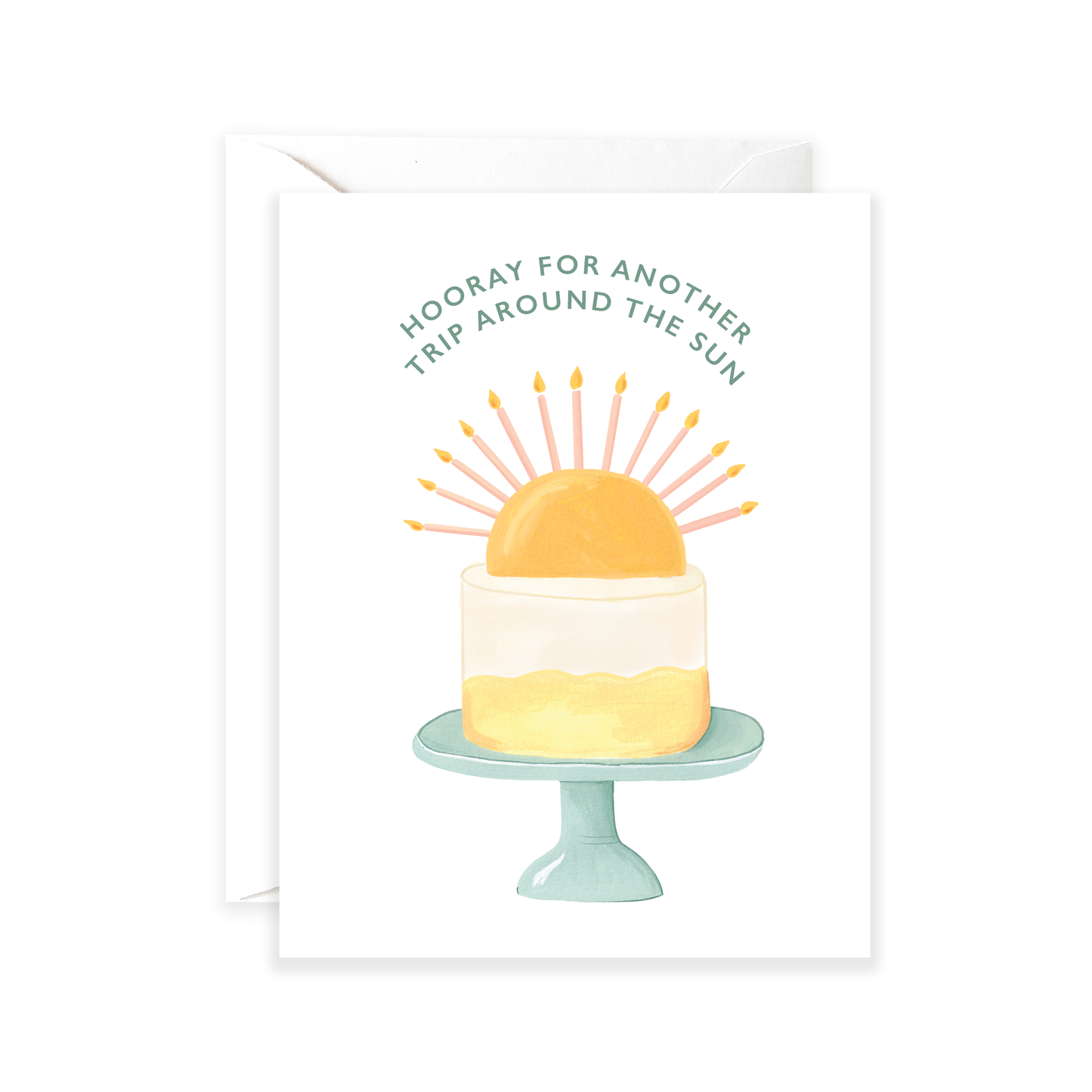 Isabella MG & Co. - Sun Birthday Cake Greeting Card