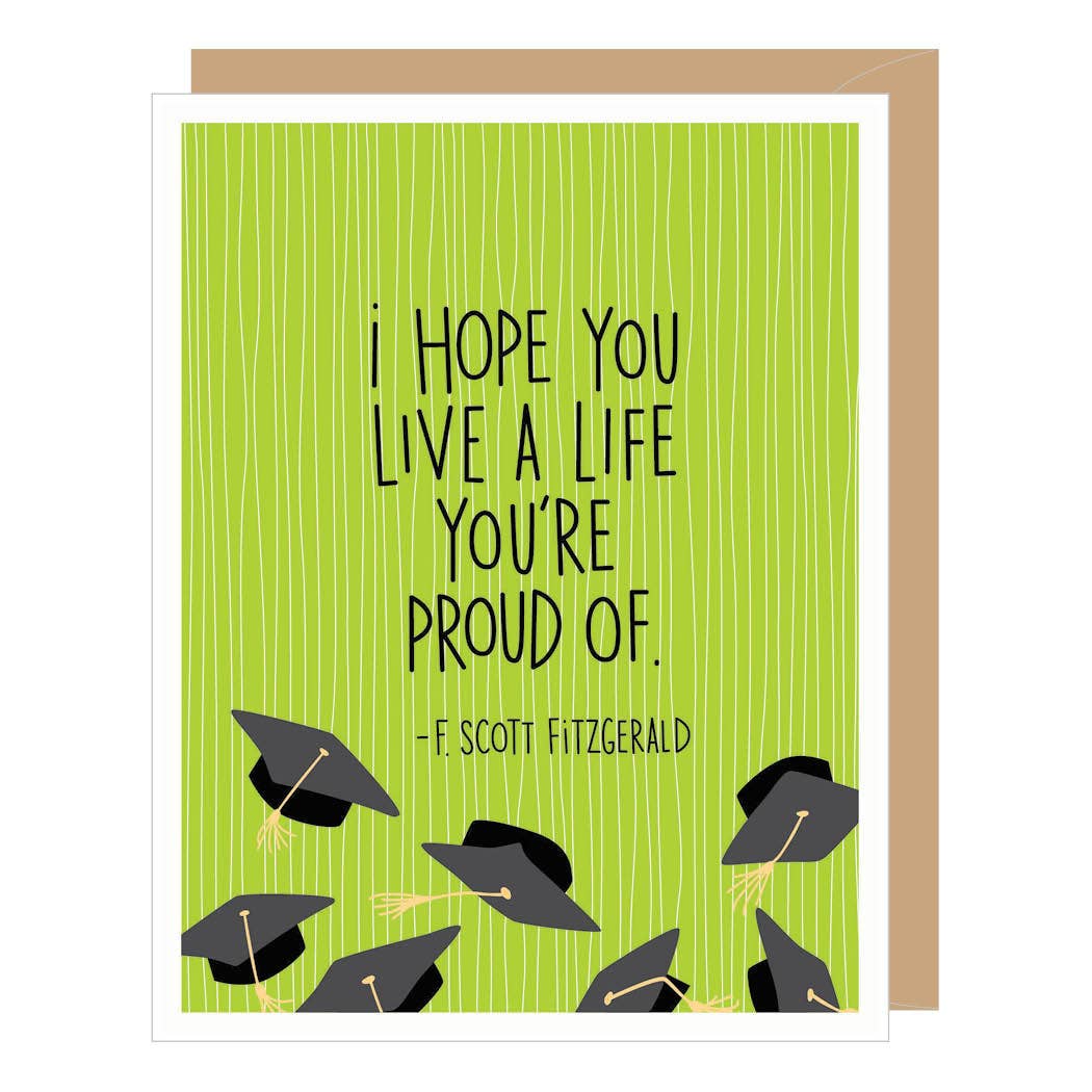 Apartment 2 Cards - F. Scott Fitzgerald Quote Graduation Card