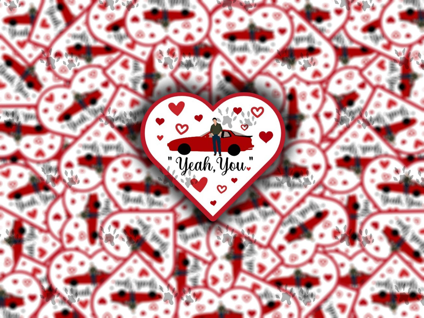 The Red Otter - 16 Candles Sticker, Yeah, You! Heart Sticker, Jake Ryan, Movie Quotes, 80’s Movies, Gift, Water Bottle, Laptop, Decal, Vinyl, Free Shipping