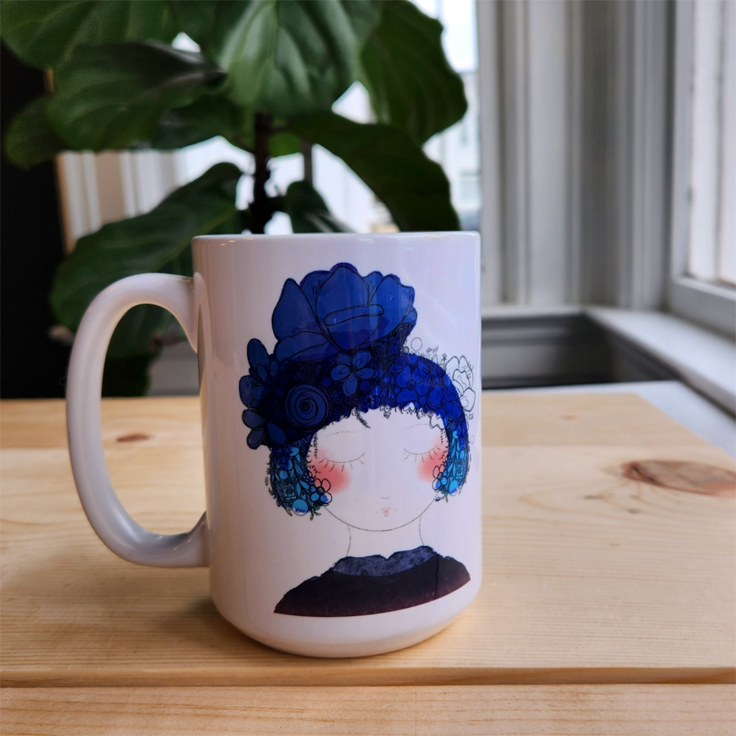 Desmond Brown - Iris Garden Girl Mug, A Girl Should Be...